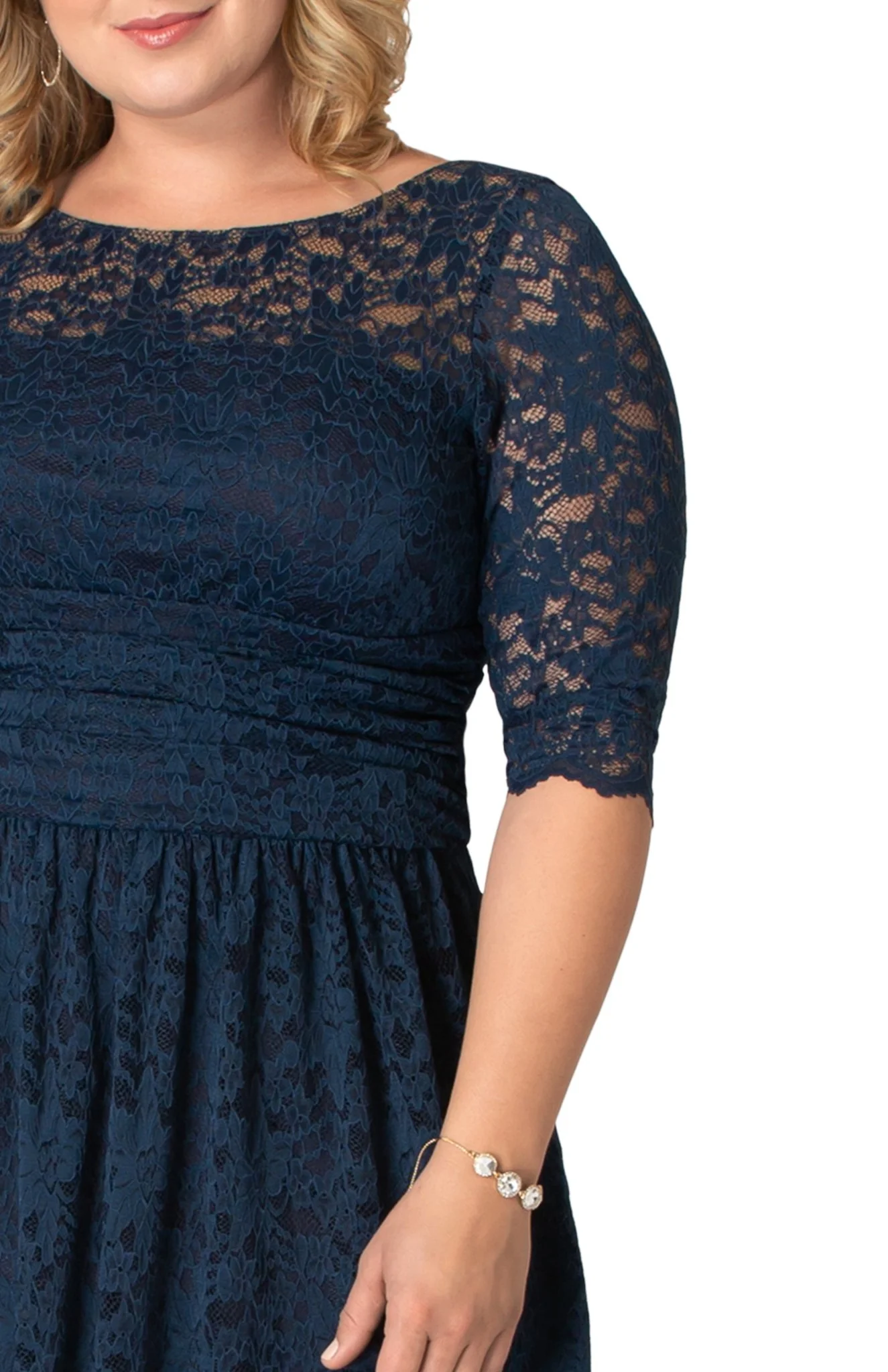Luna Lace Dress - Plus - Image 4