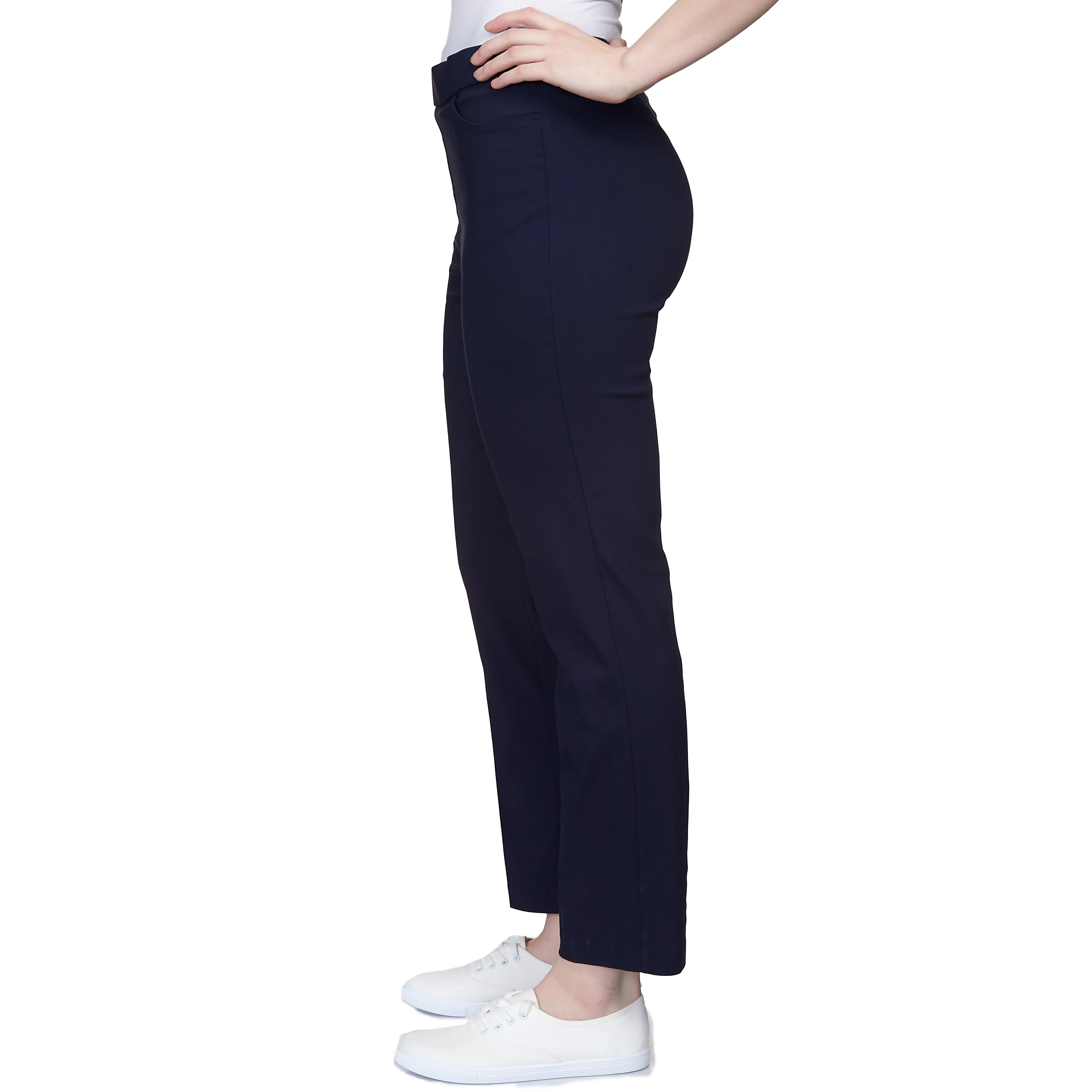 Alfred Dunner Classic Allure Fit Proportioned Pant with Elastic Comfort Waistband Average Length - Image 22