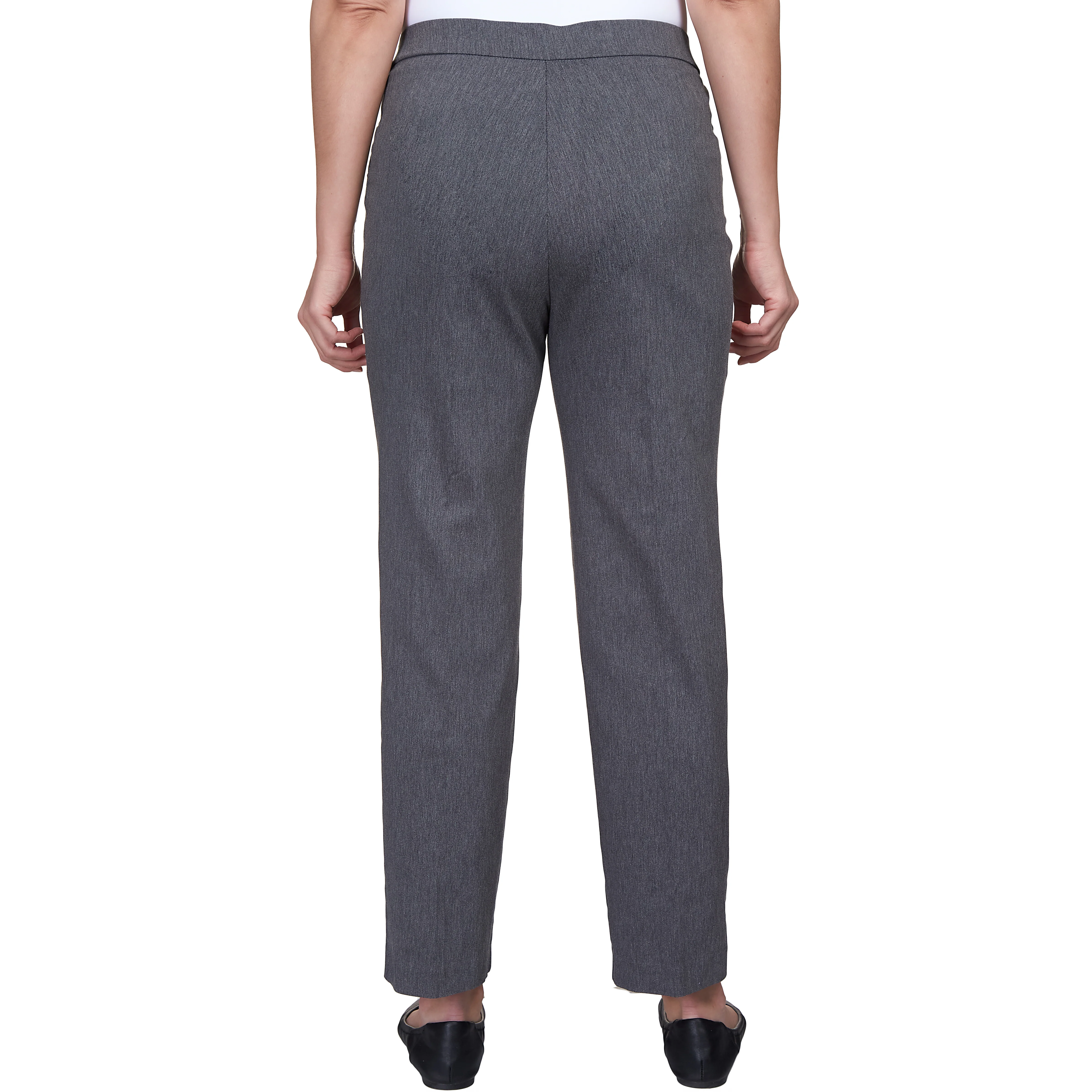 Alfred Dunner Classic Allure Fit Proportioned Pant with Elastic Comfort Waistband Short Length - Image 14
