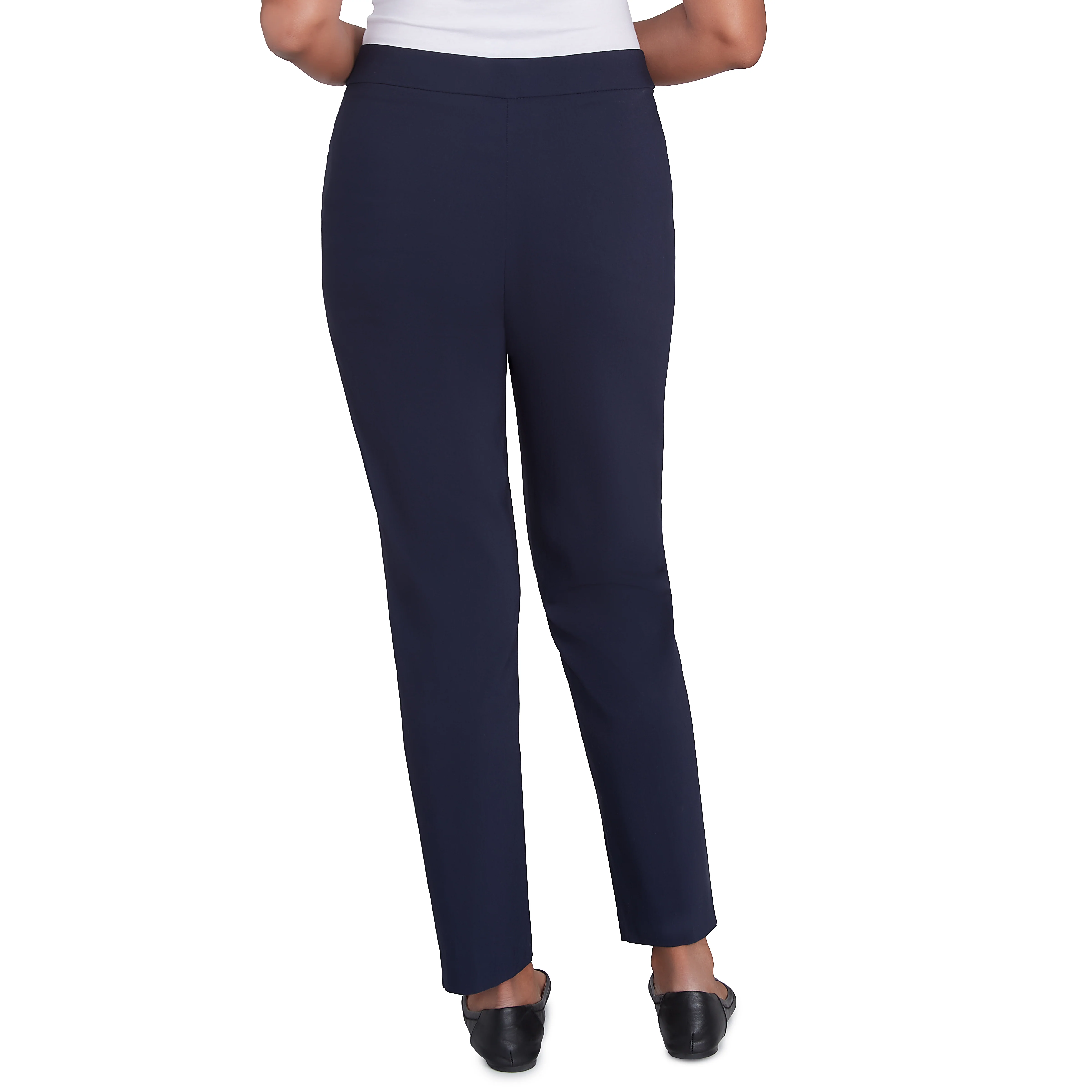 Alfred Dunner Classic Allure Fit Proportioned Pant with Elastic Comfort Waistband Short Length - Image 20