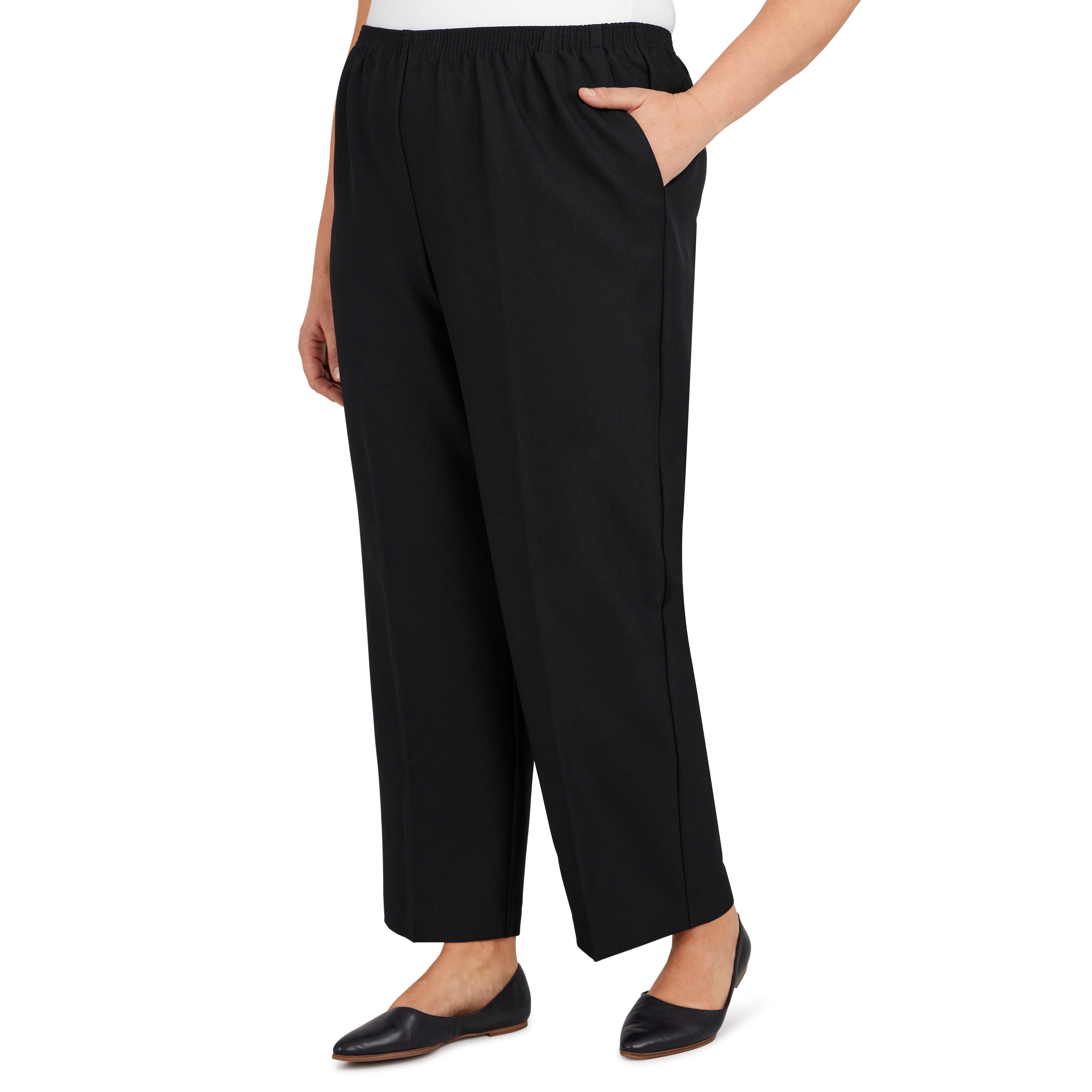 Alfred Dunner Classic Proportioned Pant Average Length - Plus - Image 3