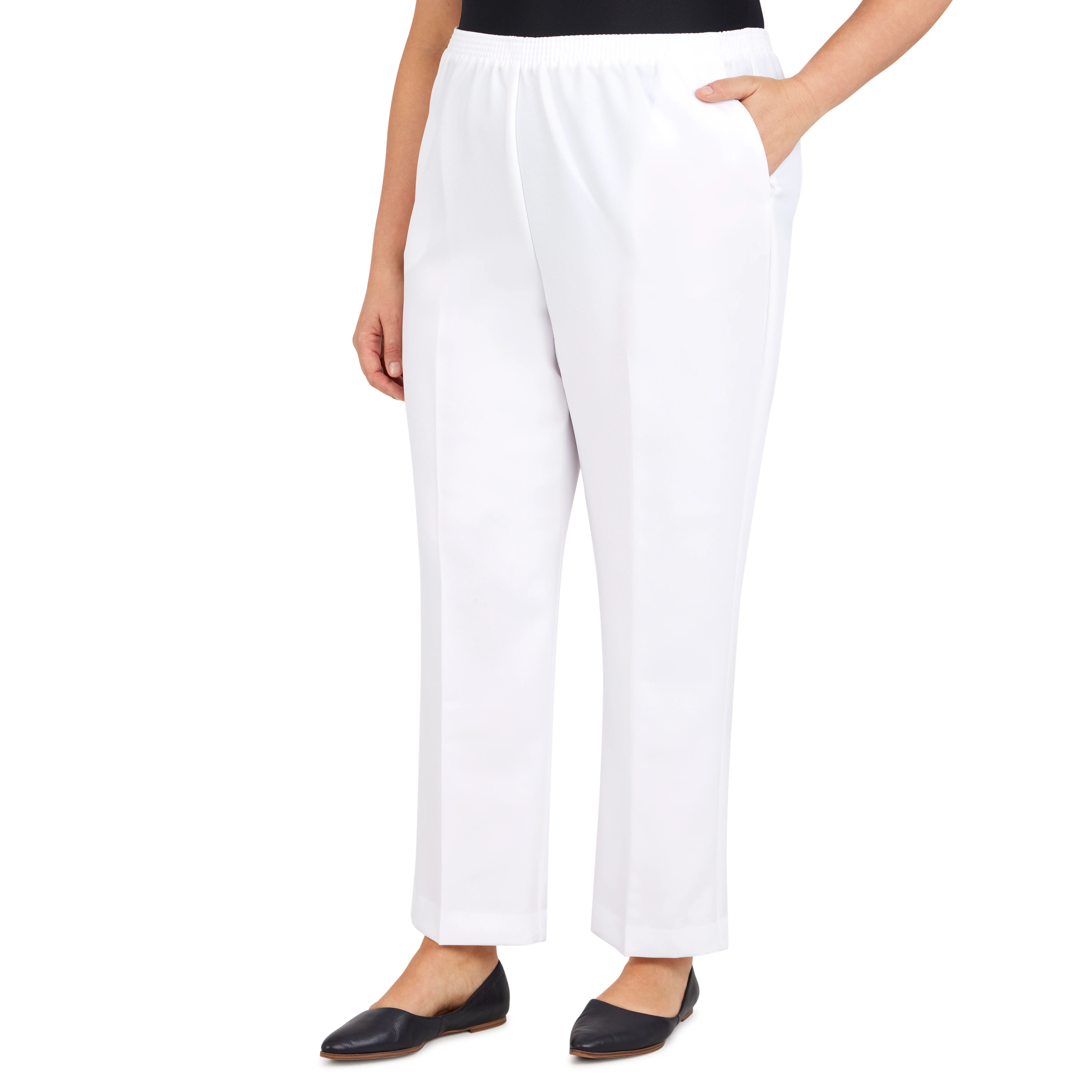 Alfred Dunner Classic Proportioned Pant Short Length - Plus - Image 33
