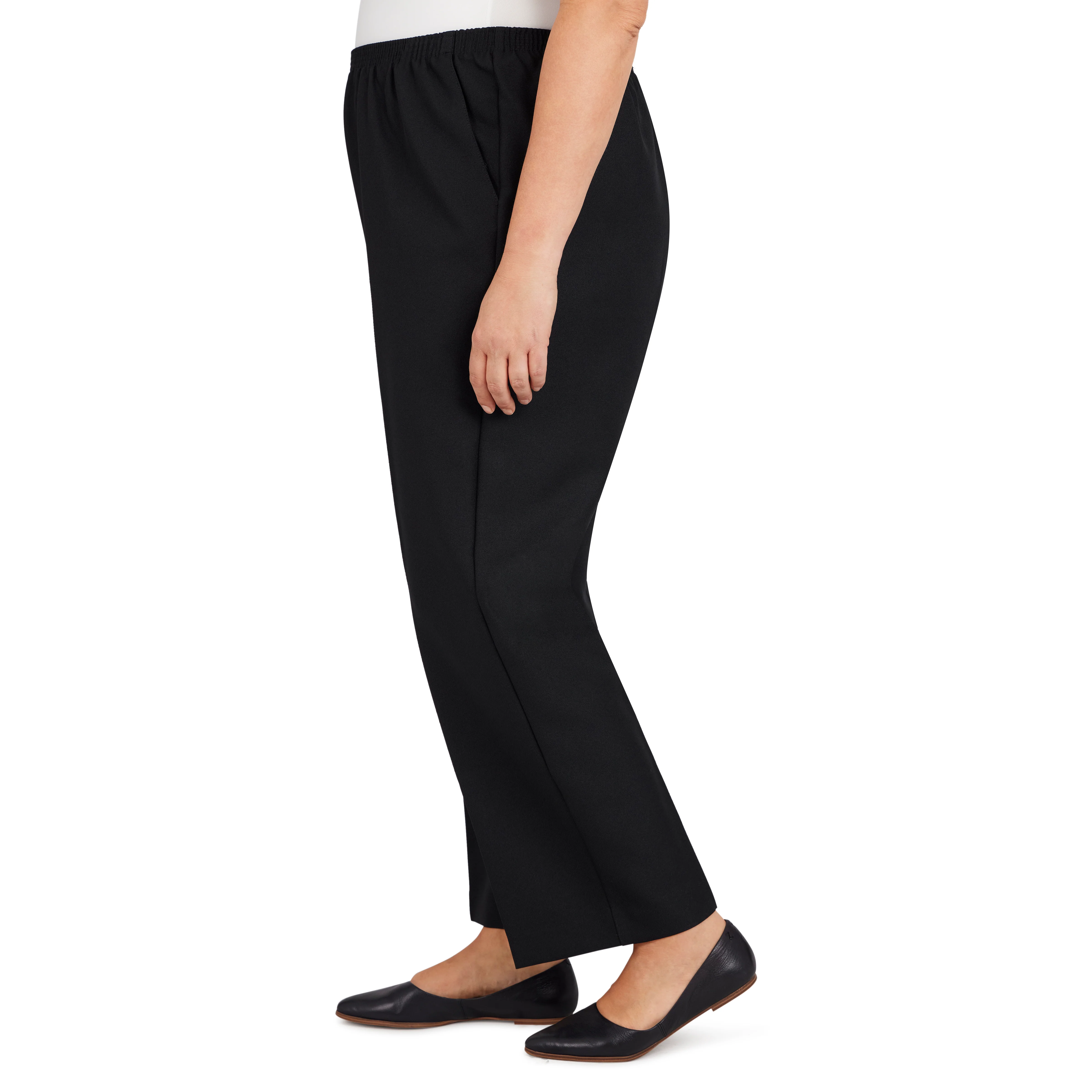 Alfred Dunner Classic Proportioned Pant Short Length - Plus - Image 4