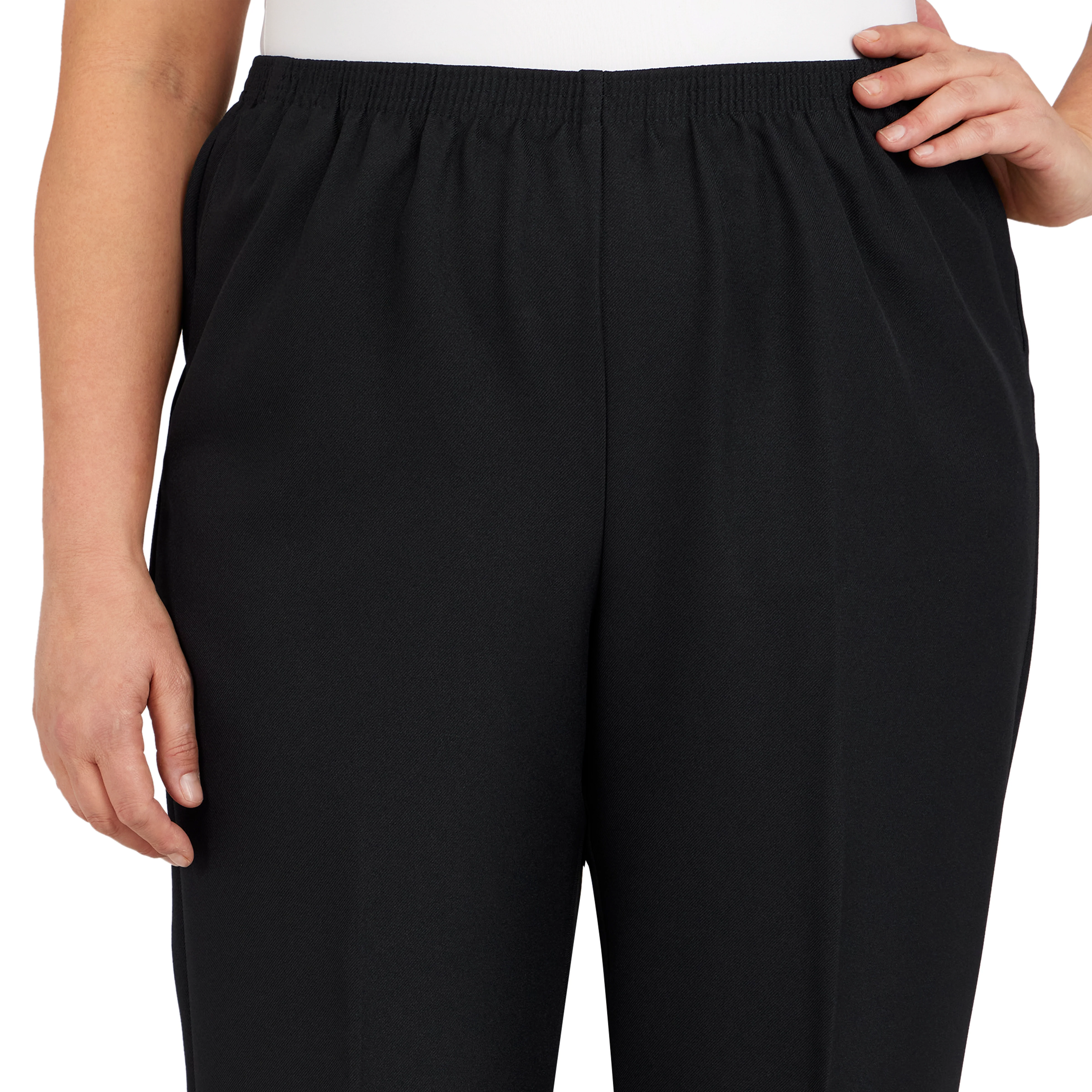 Alfred Dunner Classic Proportioned Pant Short Length - Plus - Image 5