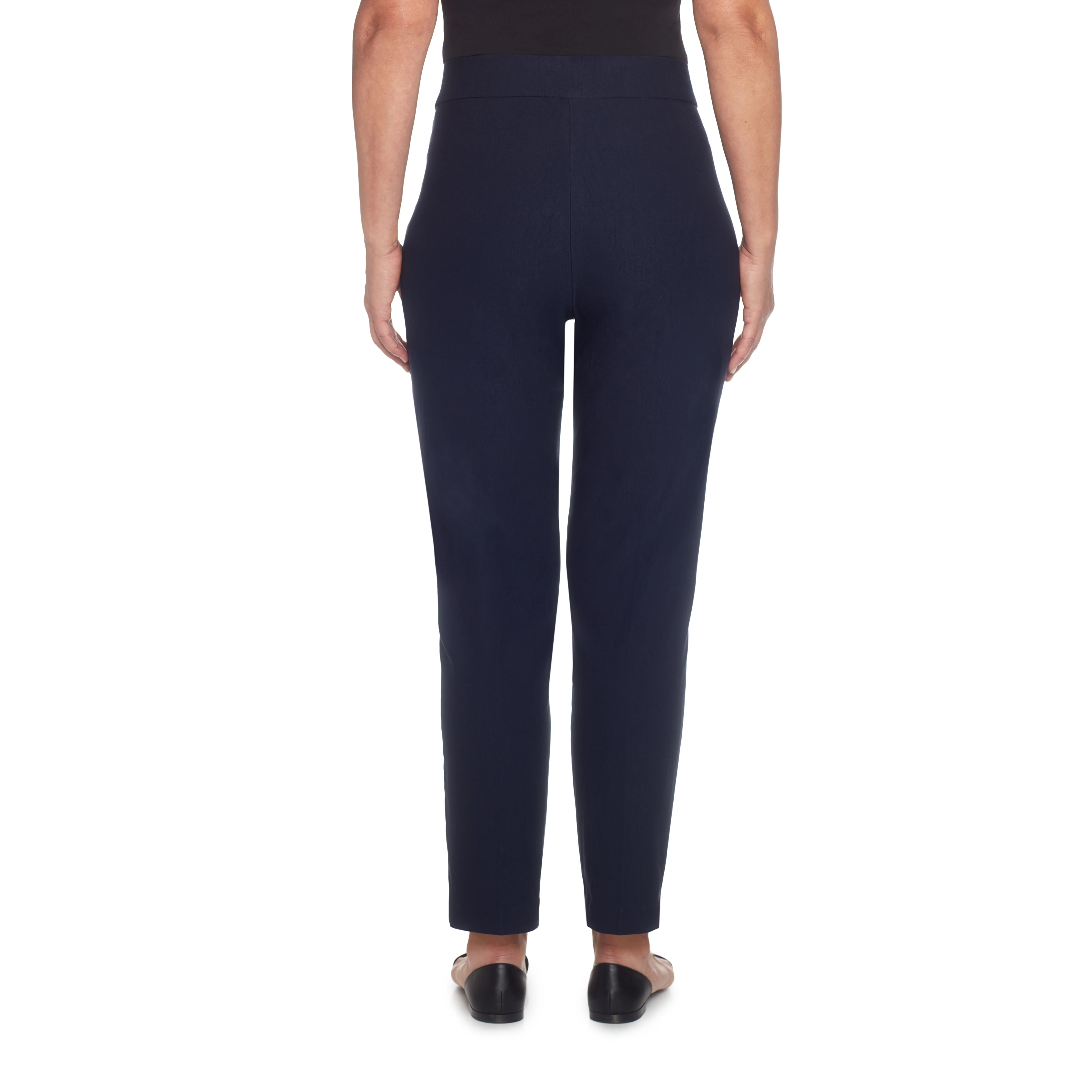 Alfred Dunner Petite Classic Allure Fit Proportioned Pant with Elastic Comfort Waistband Short Length - Image 19