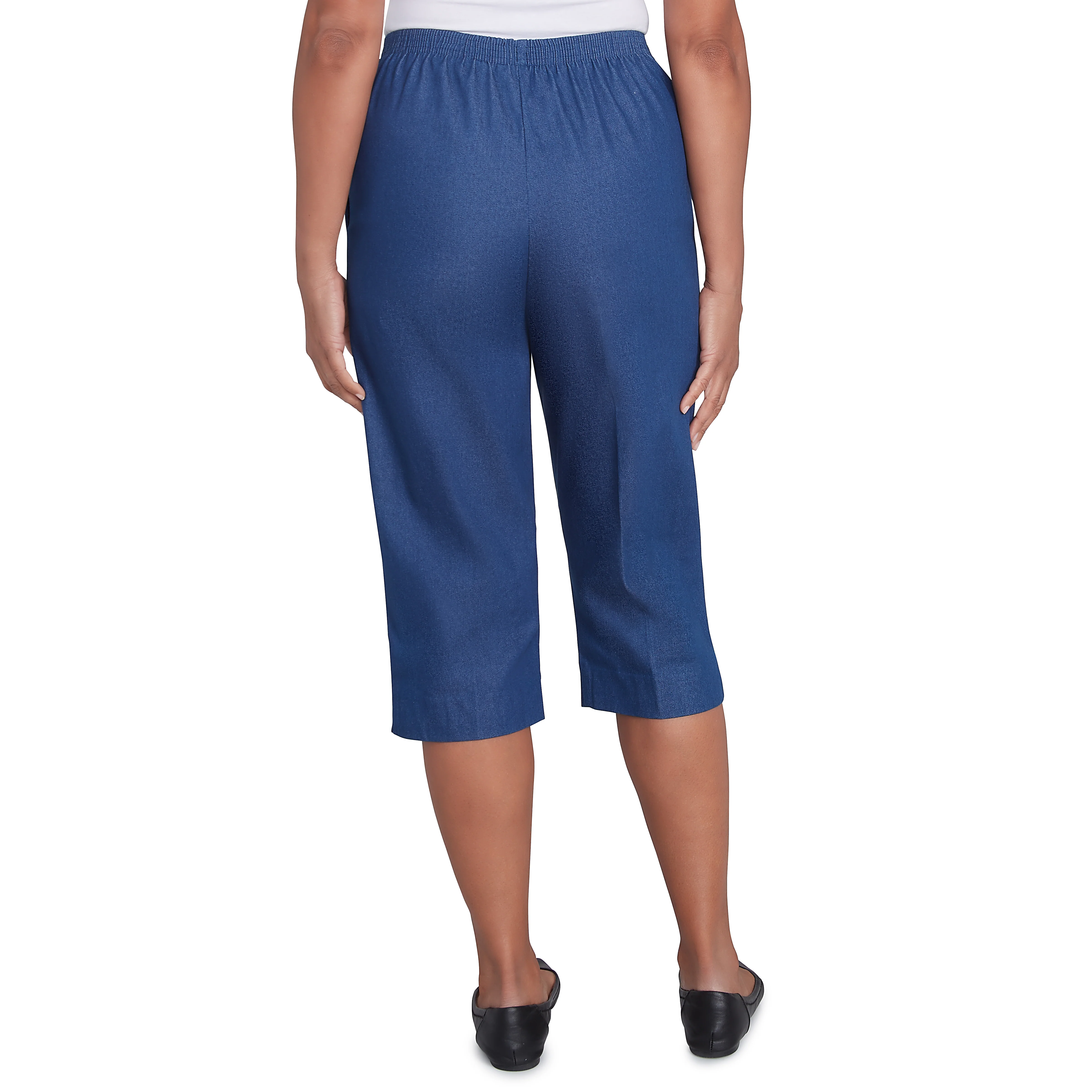 Alfred Dunner Relaxed Fit Denim Capri - Image 8