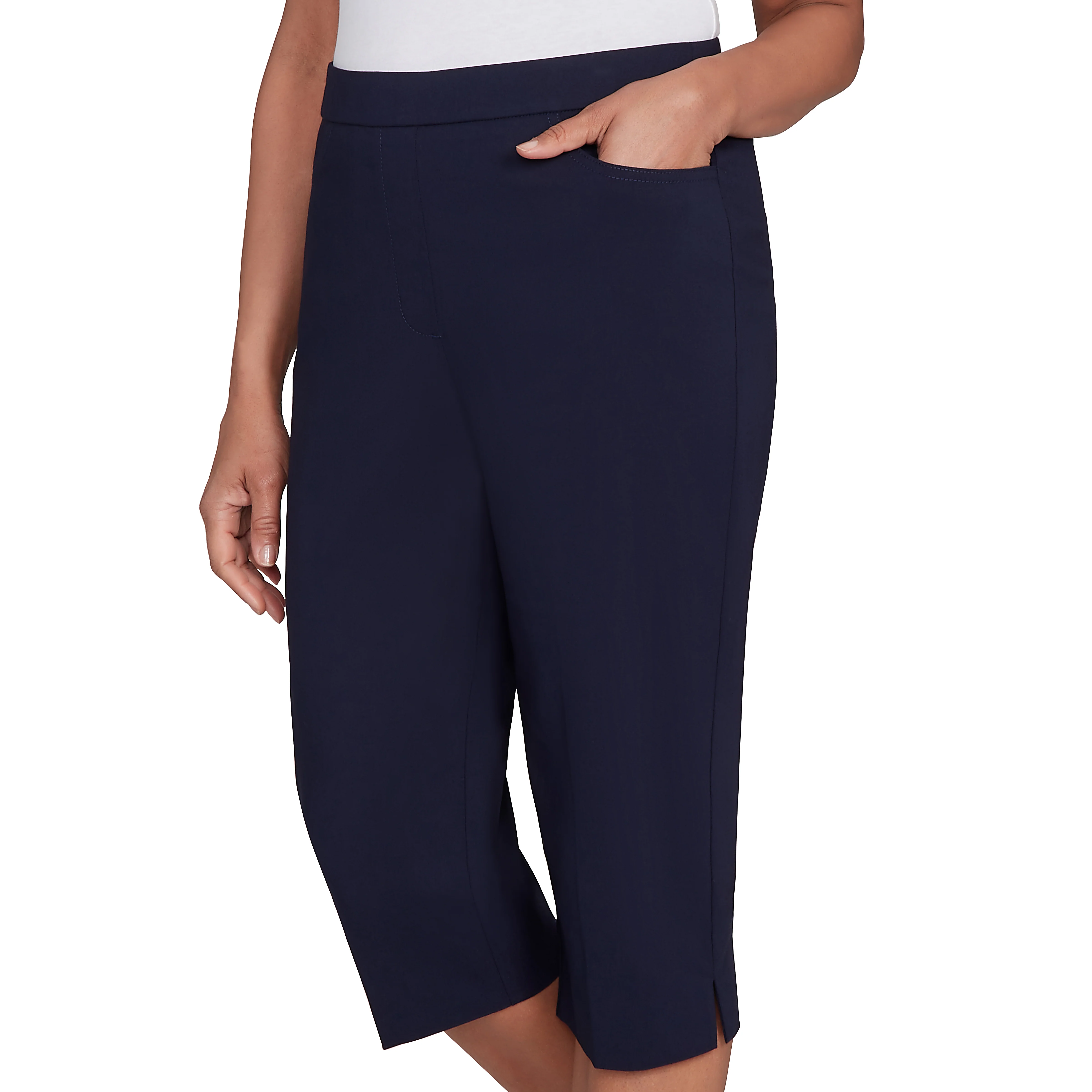 Alfred Dunner Women's Allure Stretch Clamdigger Pant - Image 11