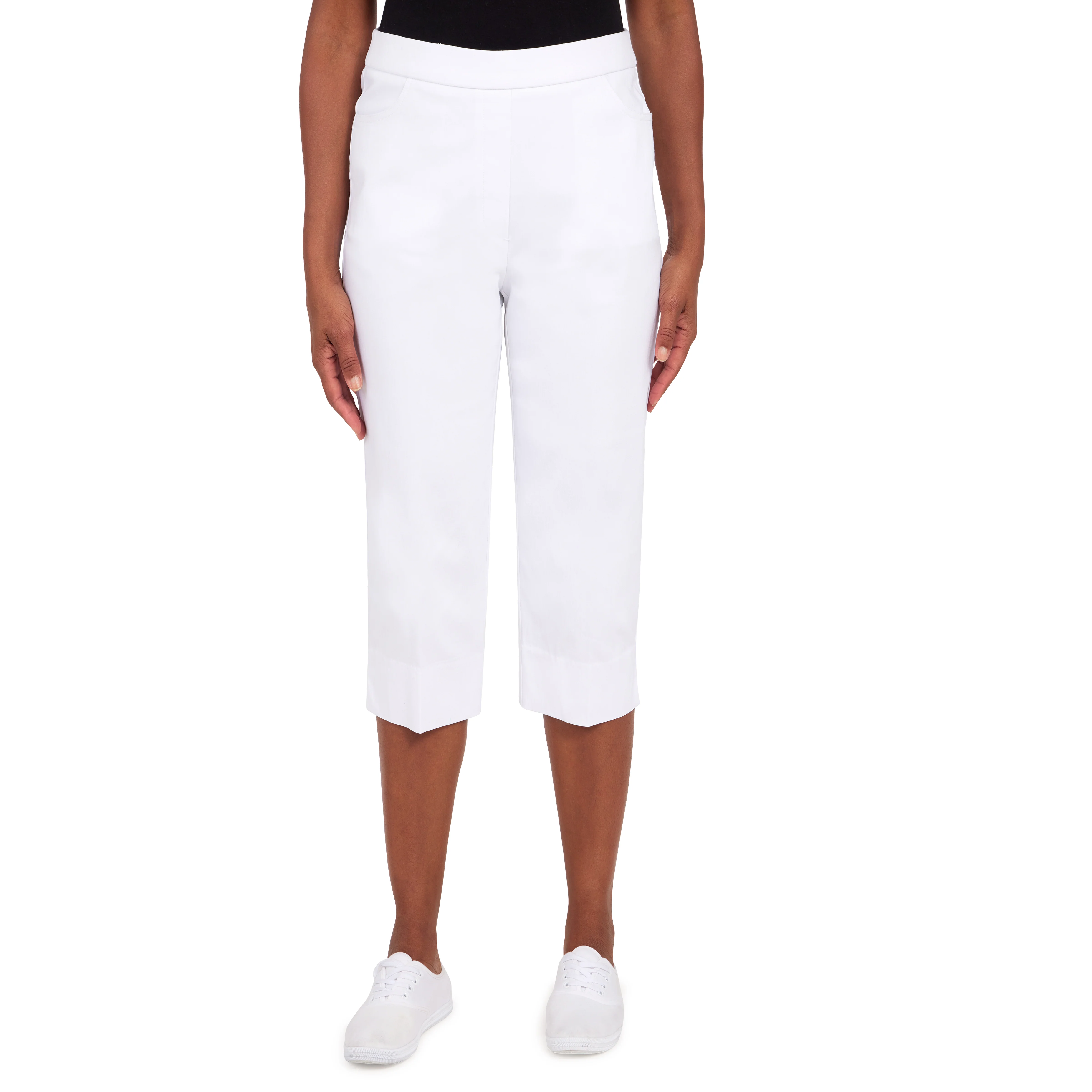 Alfred Dunner Women's Allure Stretch Clamdigger Pant - Image 13