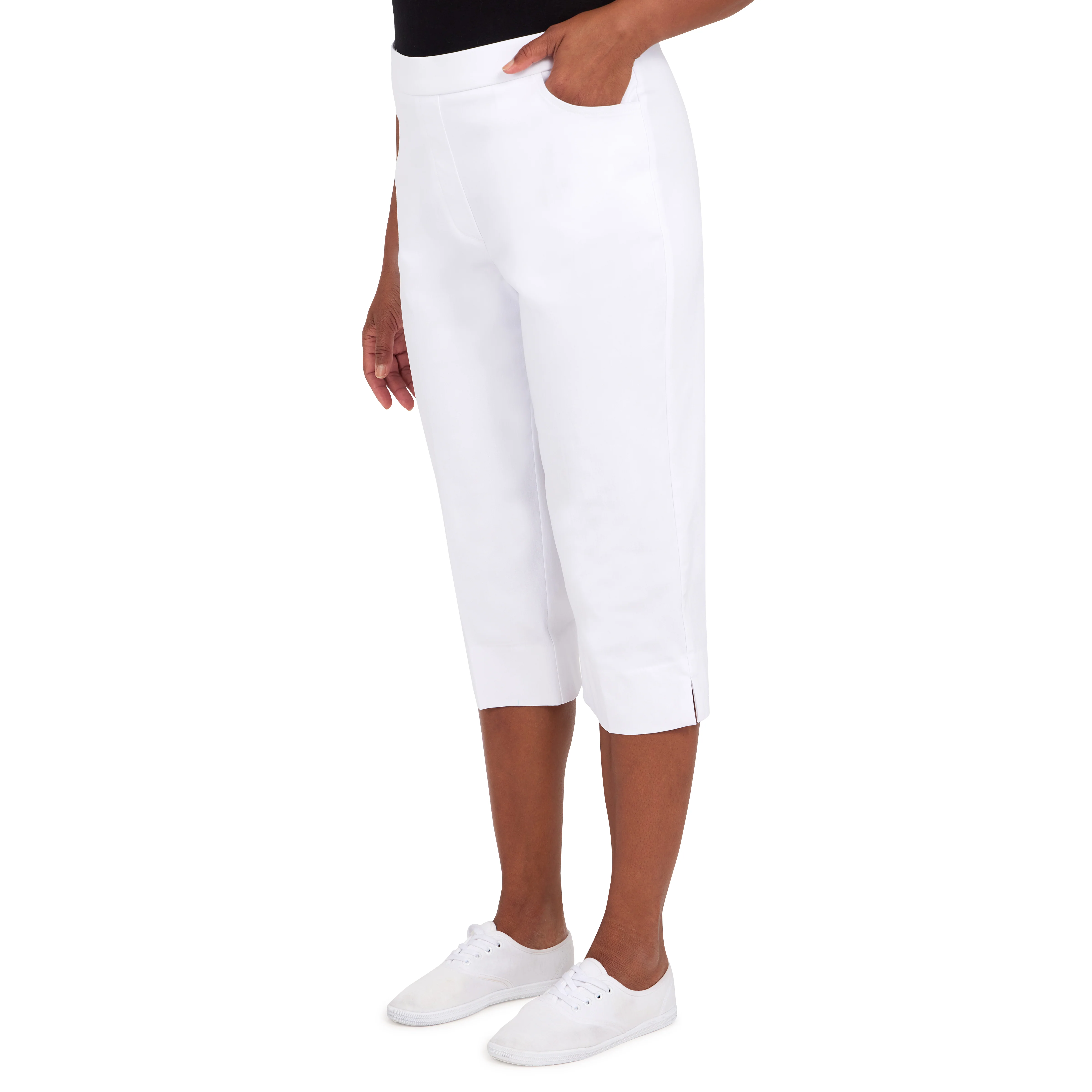 Alfred Dunner Women's Allure Stretch Clamdigger Pant - Image 15