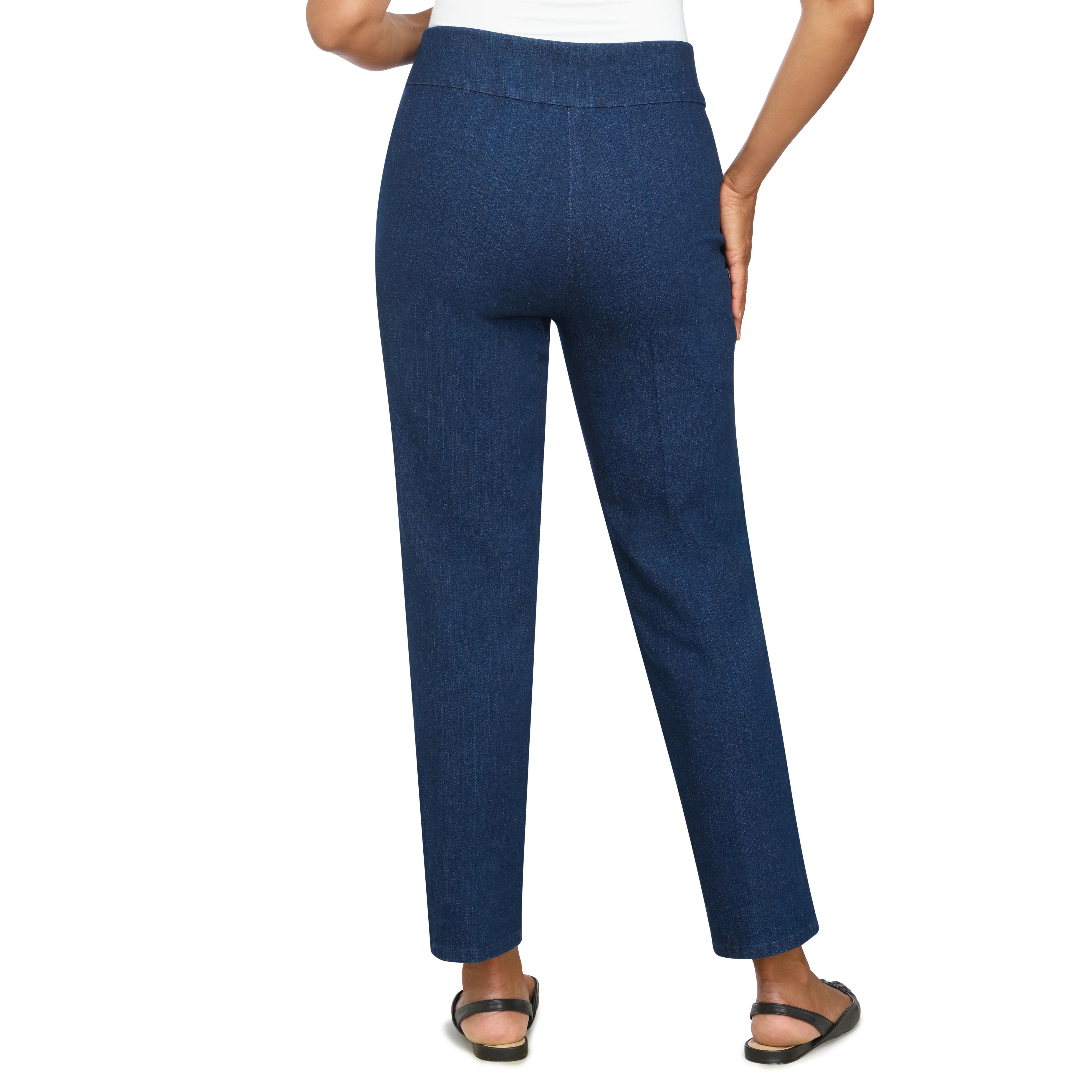 Alfred Dunner Women's Super Stretch Mid- Rise Average Length Pant - Image 2