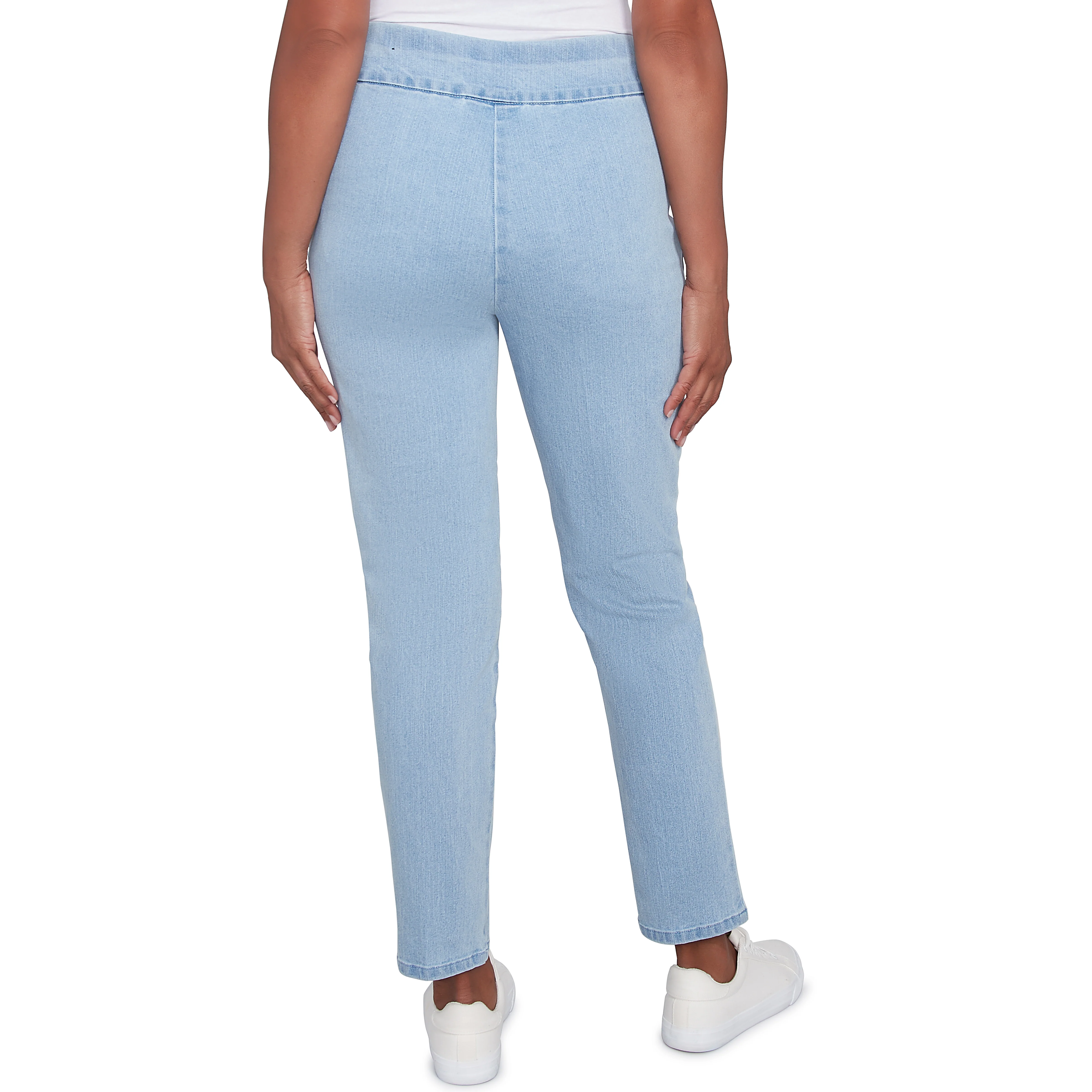 Alfred Dunner Women's Super Stretch Mid- Rise Average Length Pant- Petite - Image 7