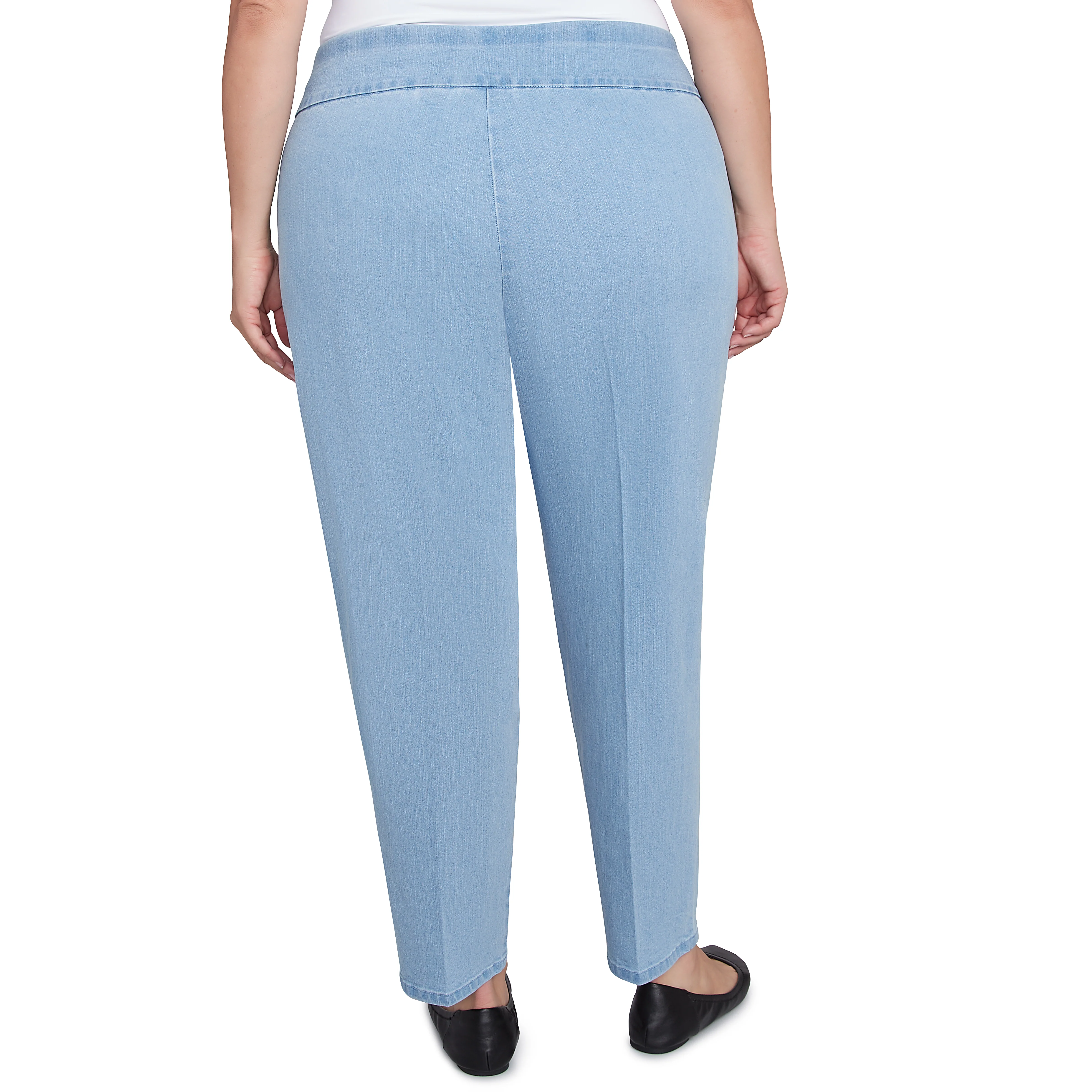 Alfred Dunner Women's Super Stretch Mid- Rise Average Length Pant - Plus - Image 8