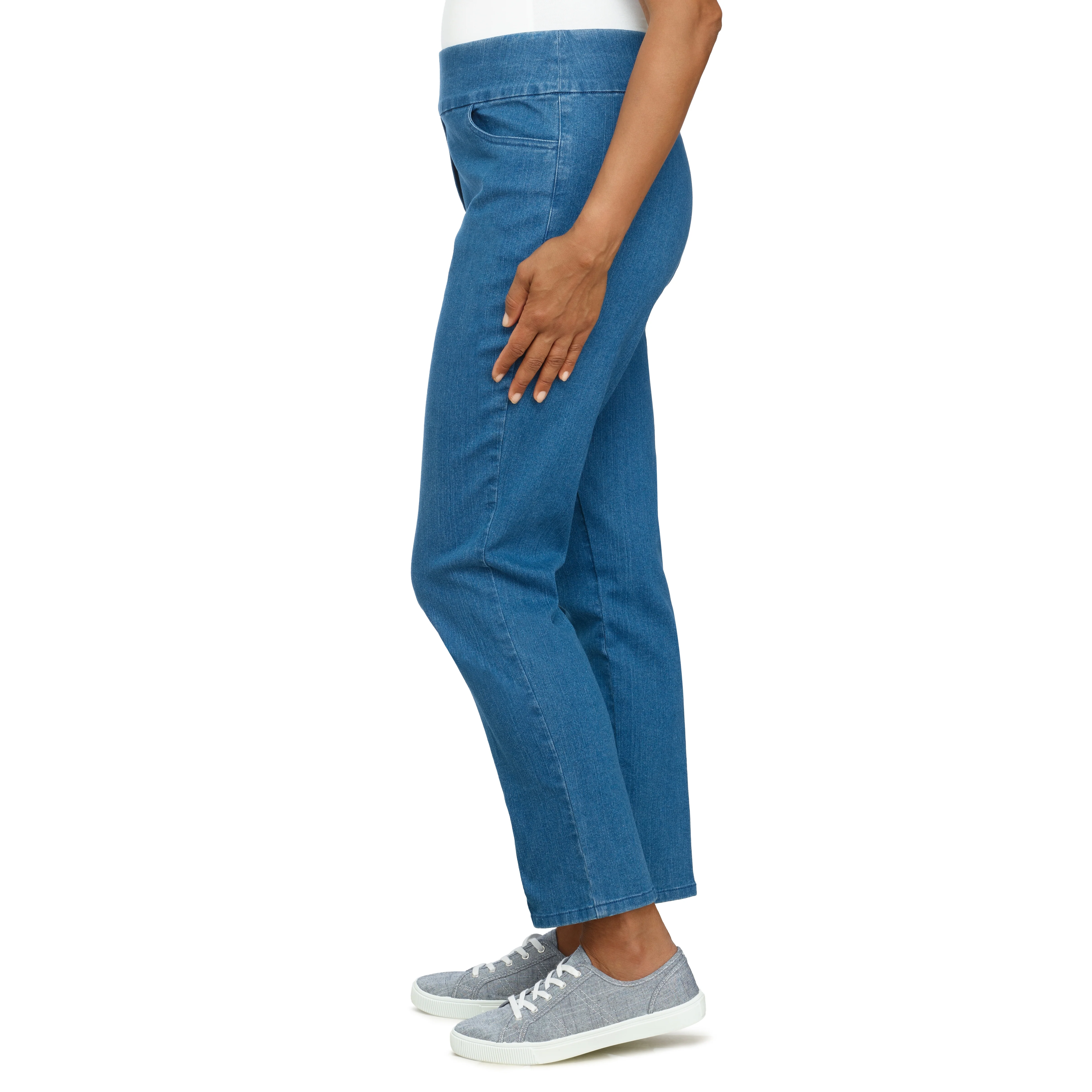 Alfred Dunner Women's Super Stretch Mid- Rise Short Length Pant - Image 16