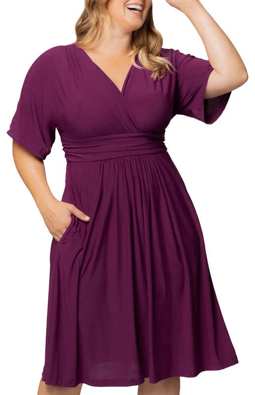 Azalea Gia Midi Dress - Plus - Image 3