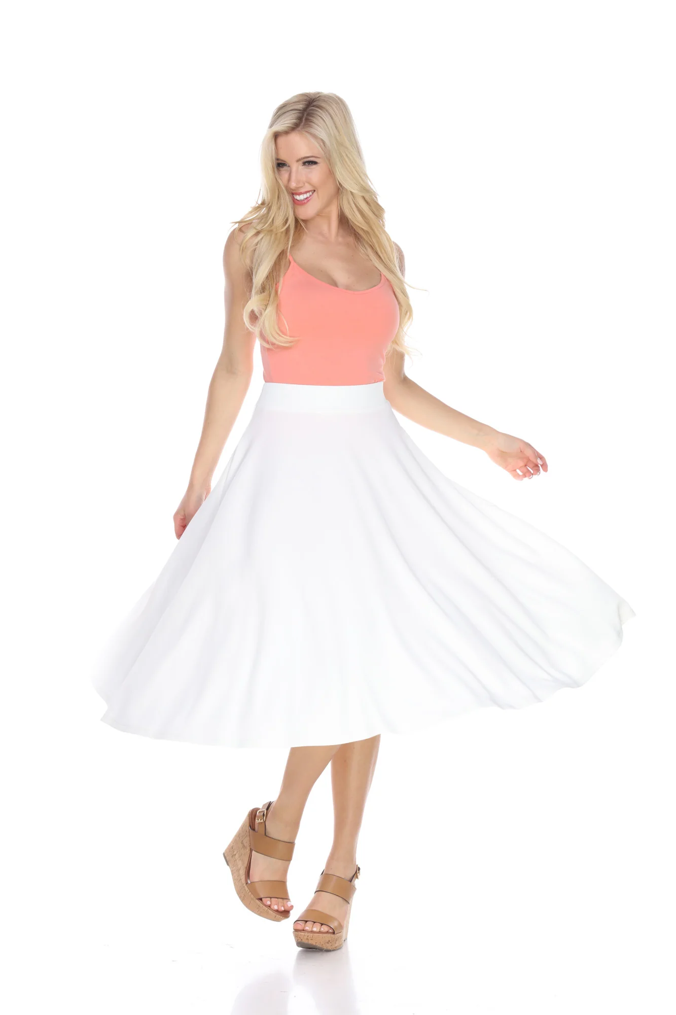 Tasmin Flare Midi Skirts - Image 2