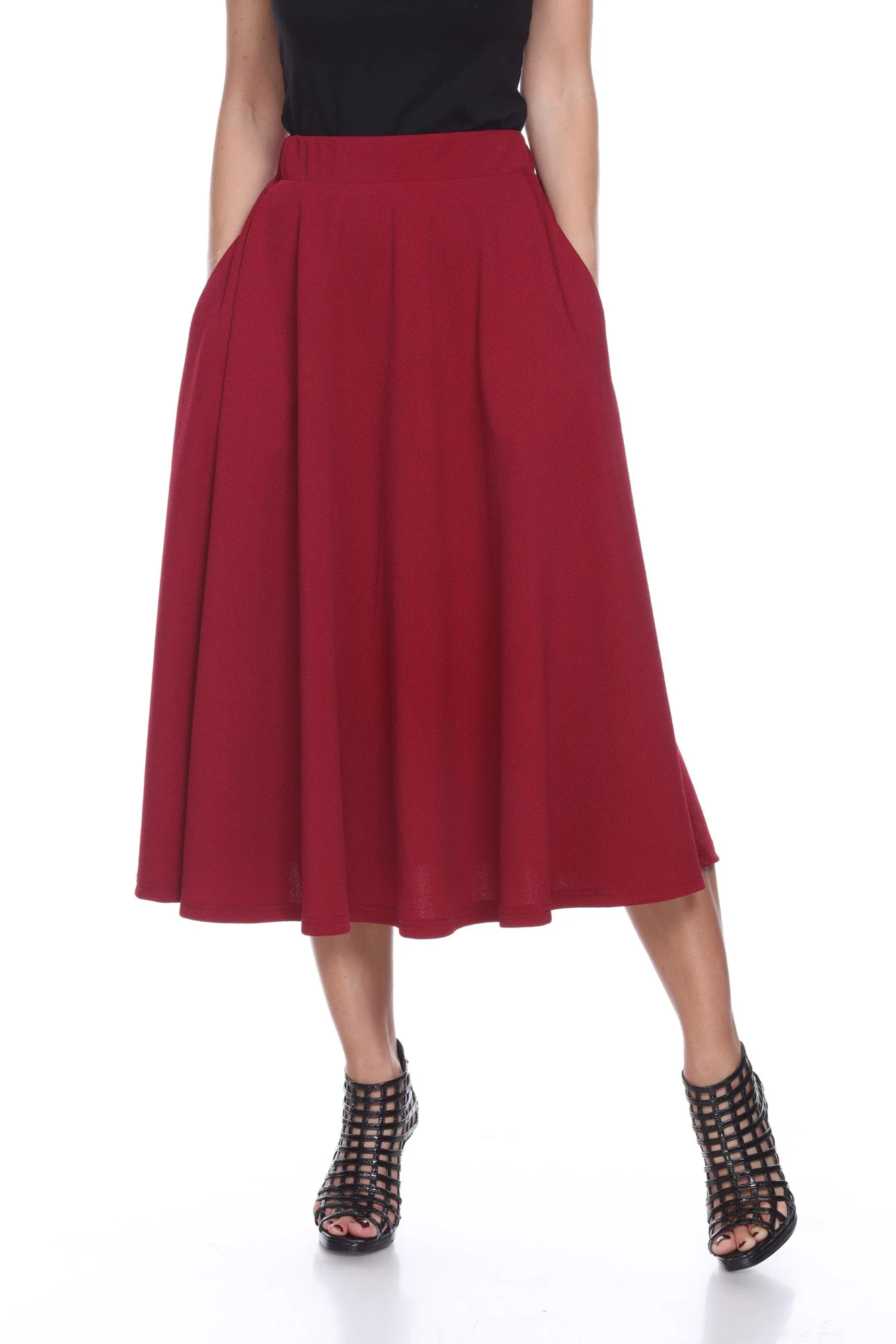 Tasmin Flare Midi Skirts - Image 9