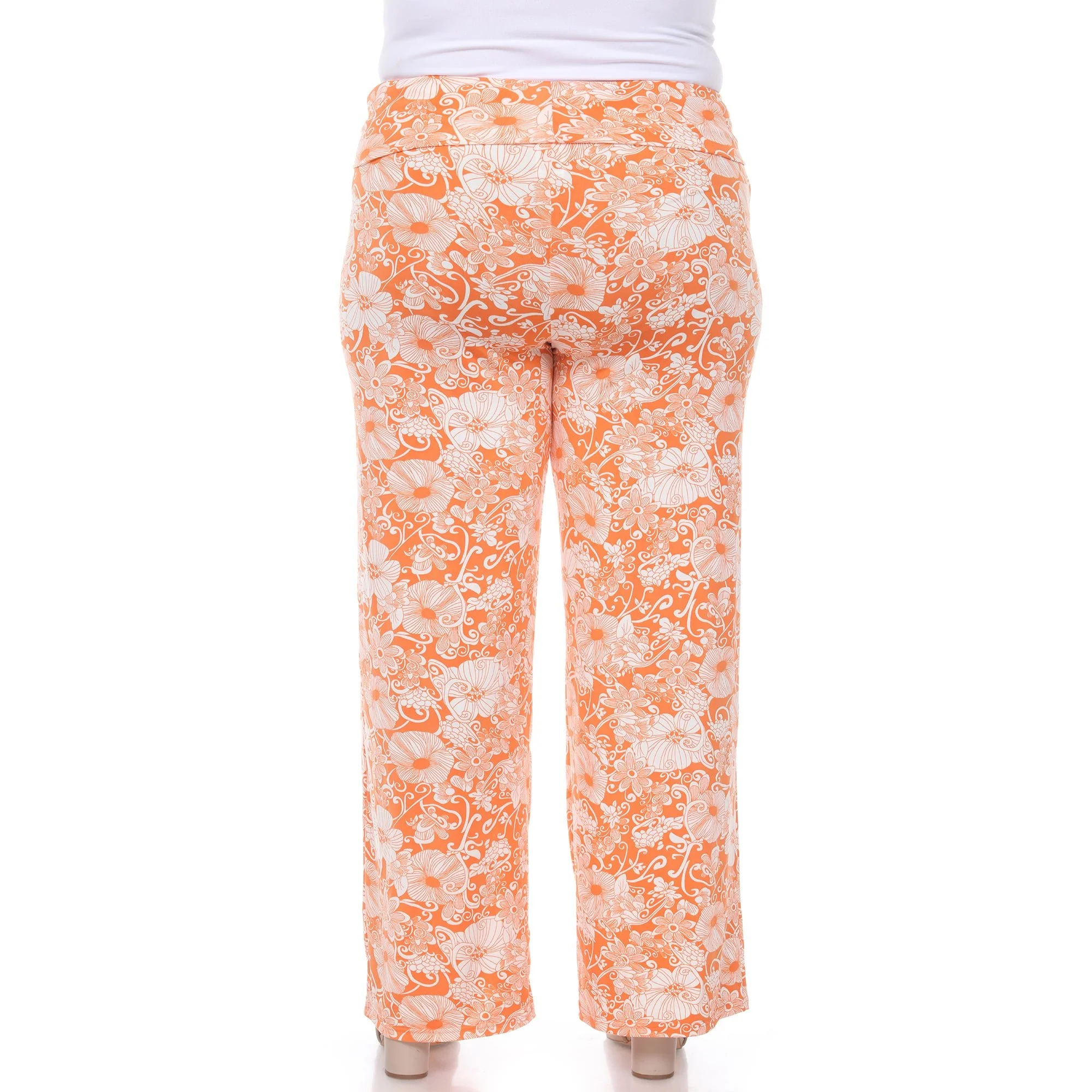 Floral Paisley Palazzo Pants - Plus - Image 19