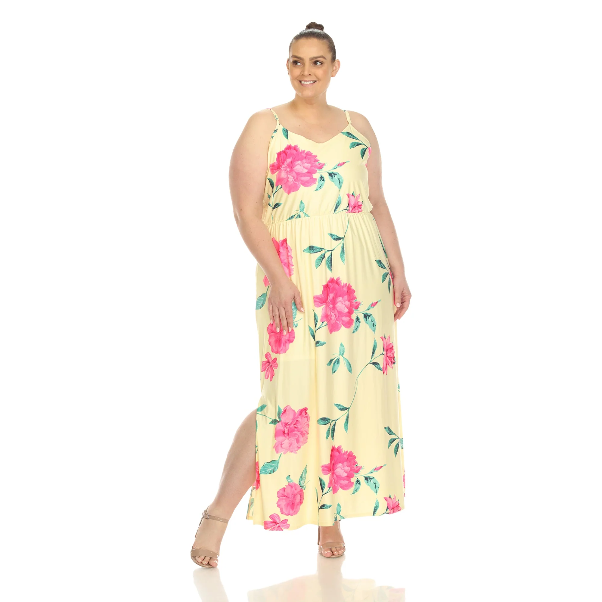 Floral Strap Maxi Dress - Plus - Image 10