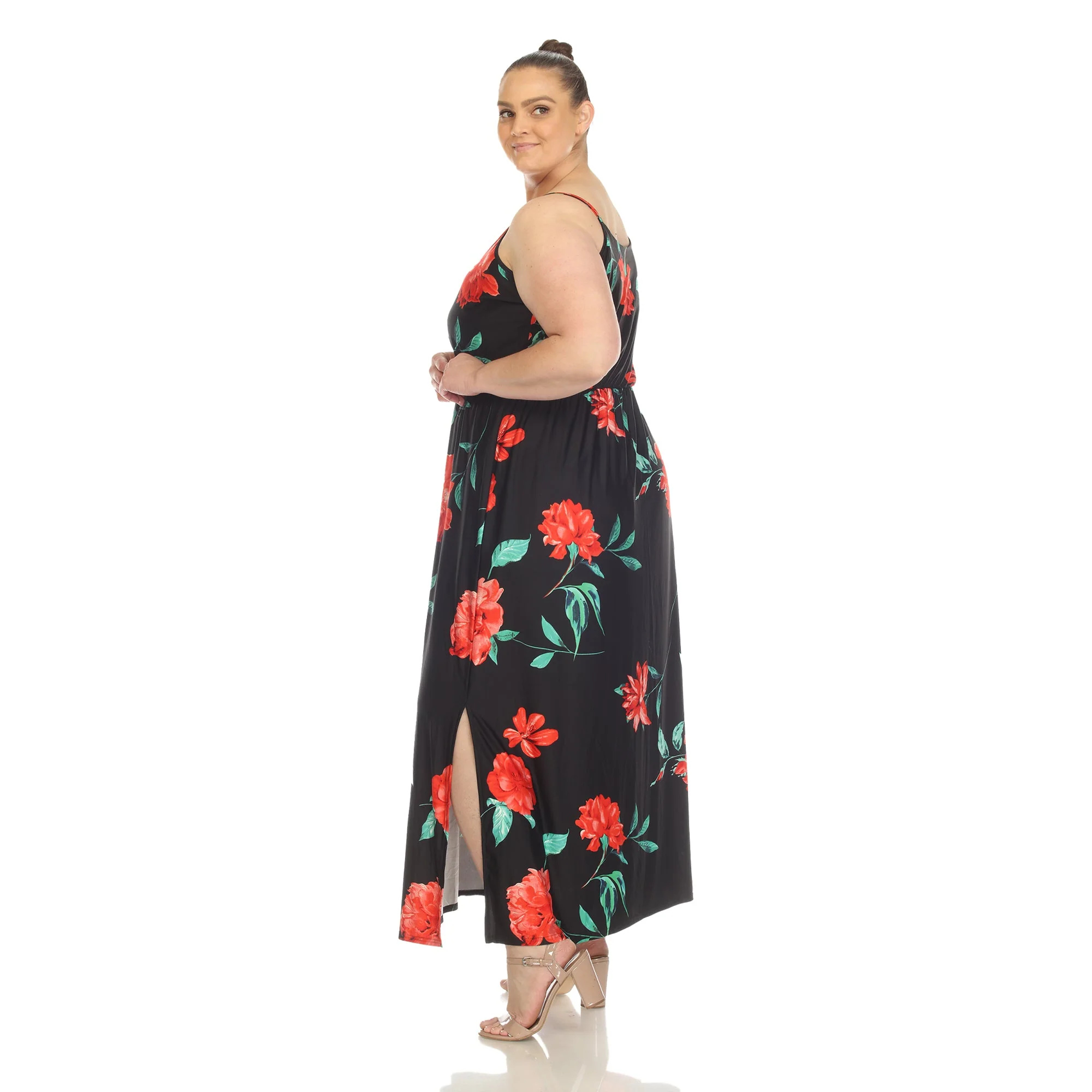Floral Strap Maxi Dress - Plus - Image 19