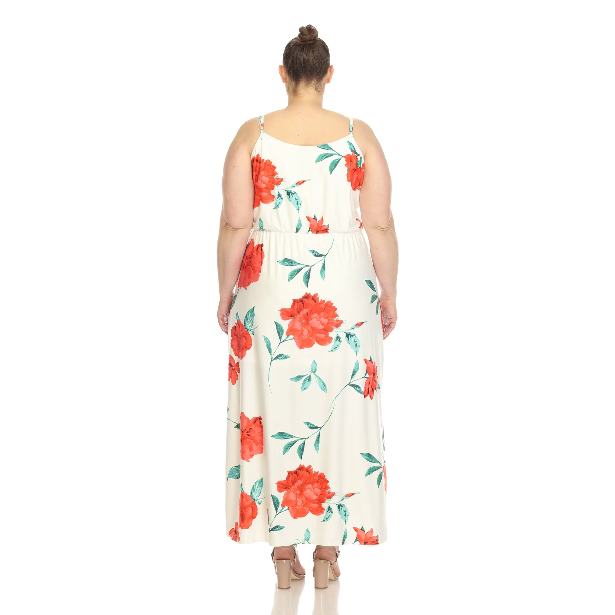 Floral Strap Maxi Dress - Plus - Image 7
