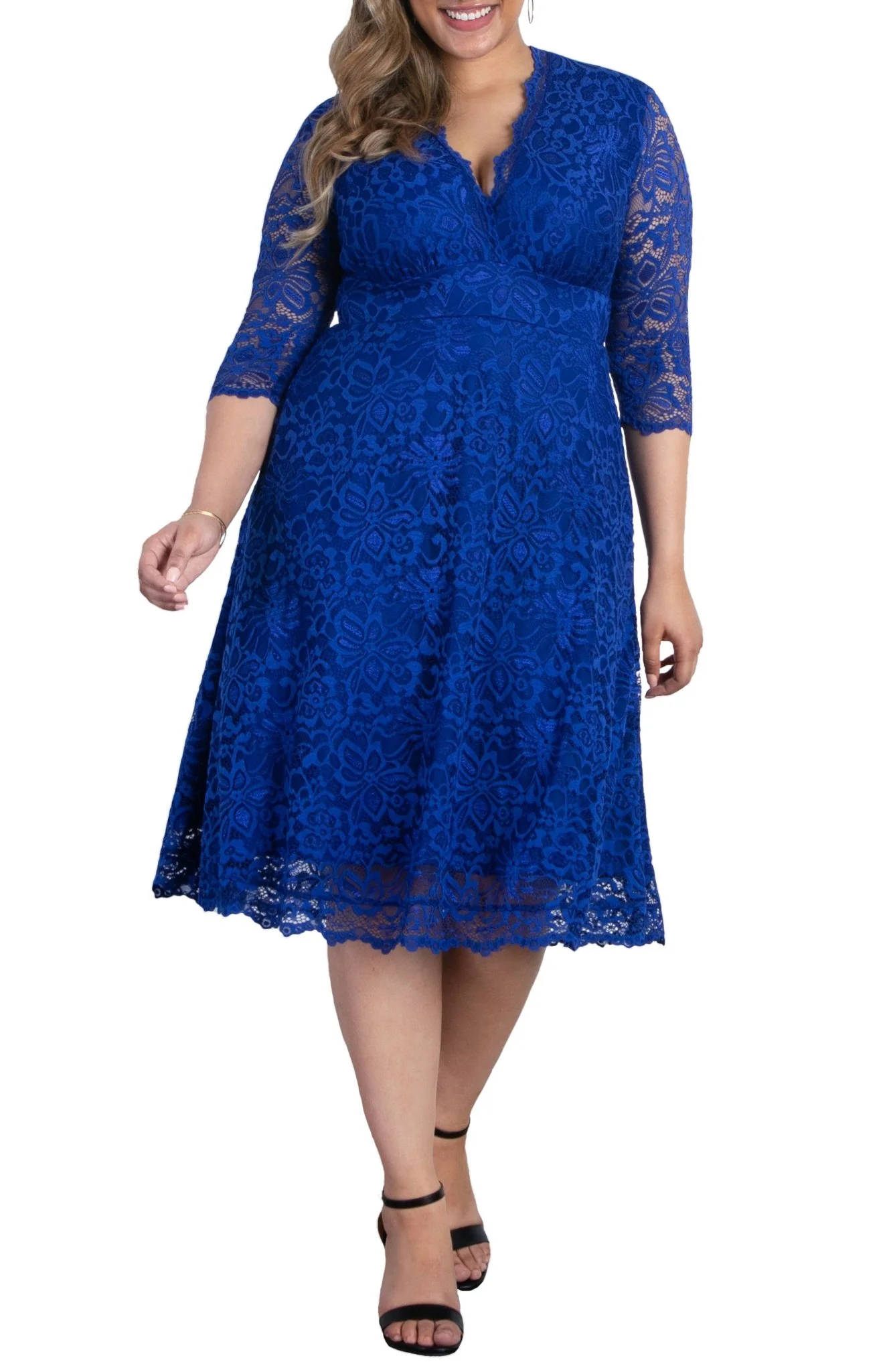 Mademoiselle Lace Cocktail Dress - Plus - Image 5