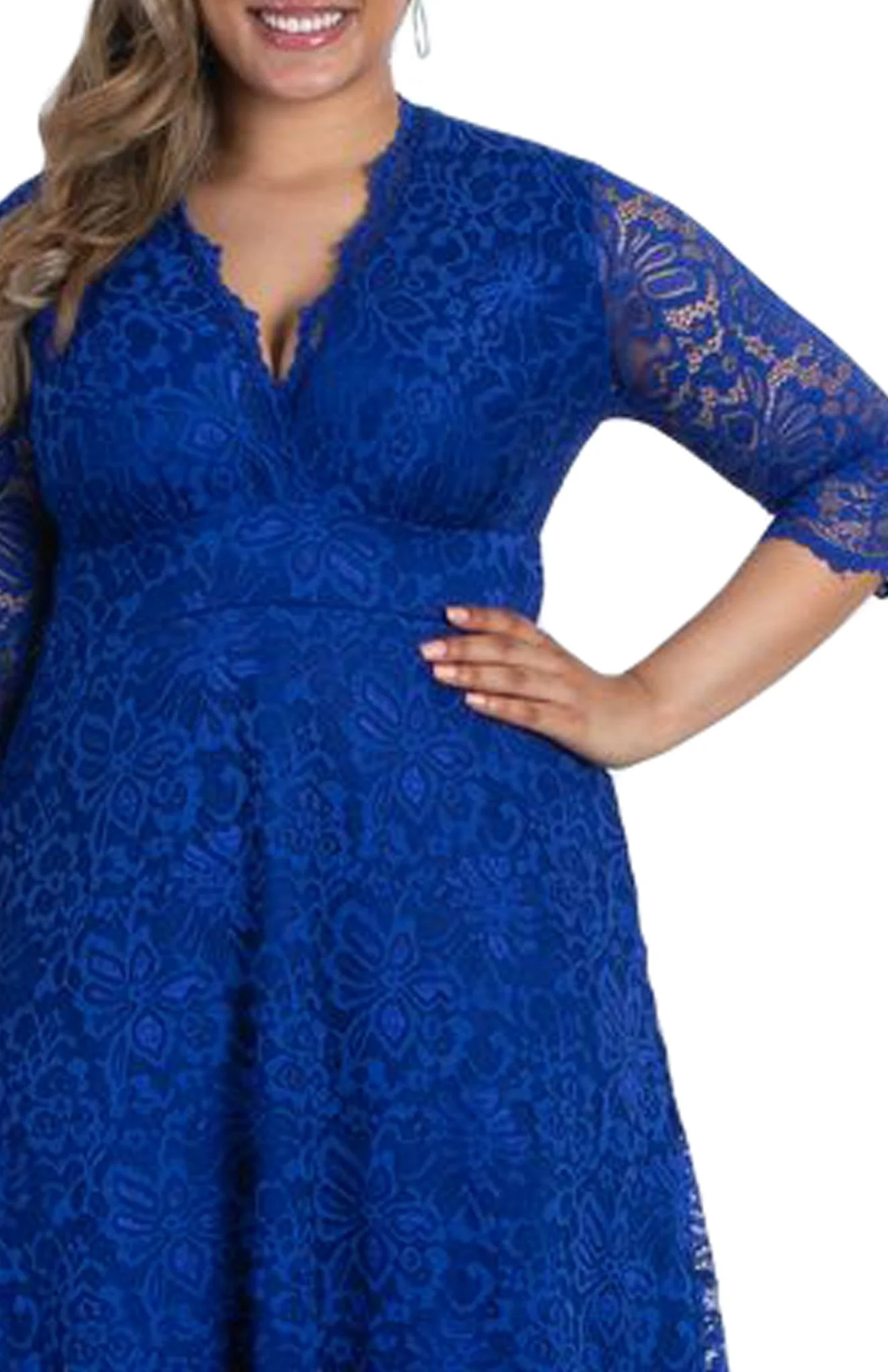 Mademoiselle Lace Cocktail Dress - Plus - Image 7
