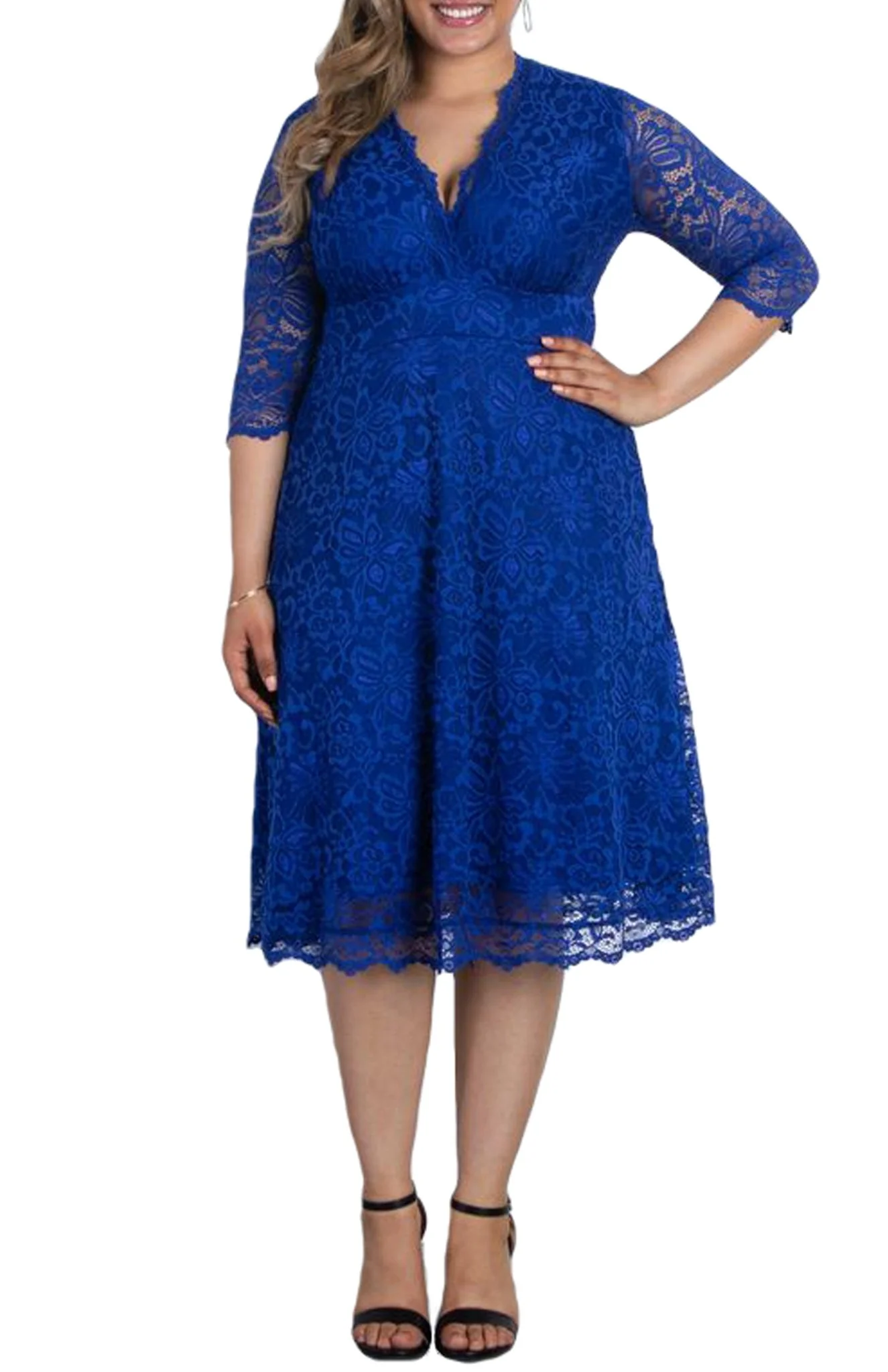 Mademoiselle Lace Cocktail Dress - Plus - Image 8