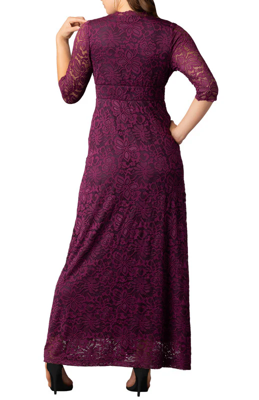 Maria Lace Evening Gown - Image 2