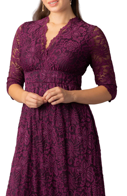 Maria Lace Evening Gown - Image 3