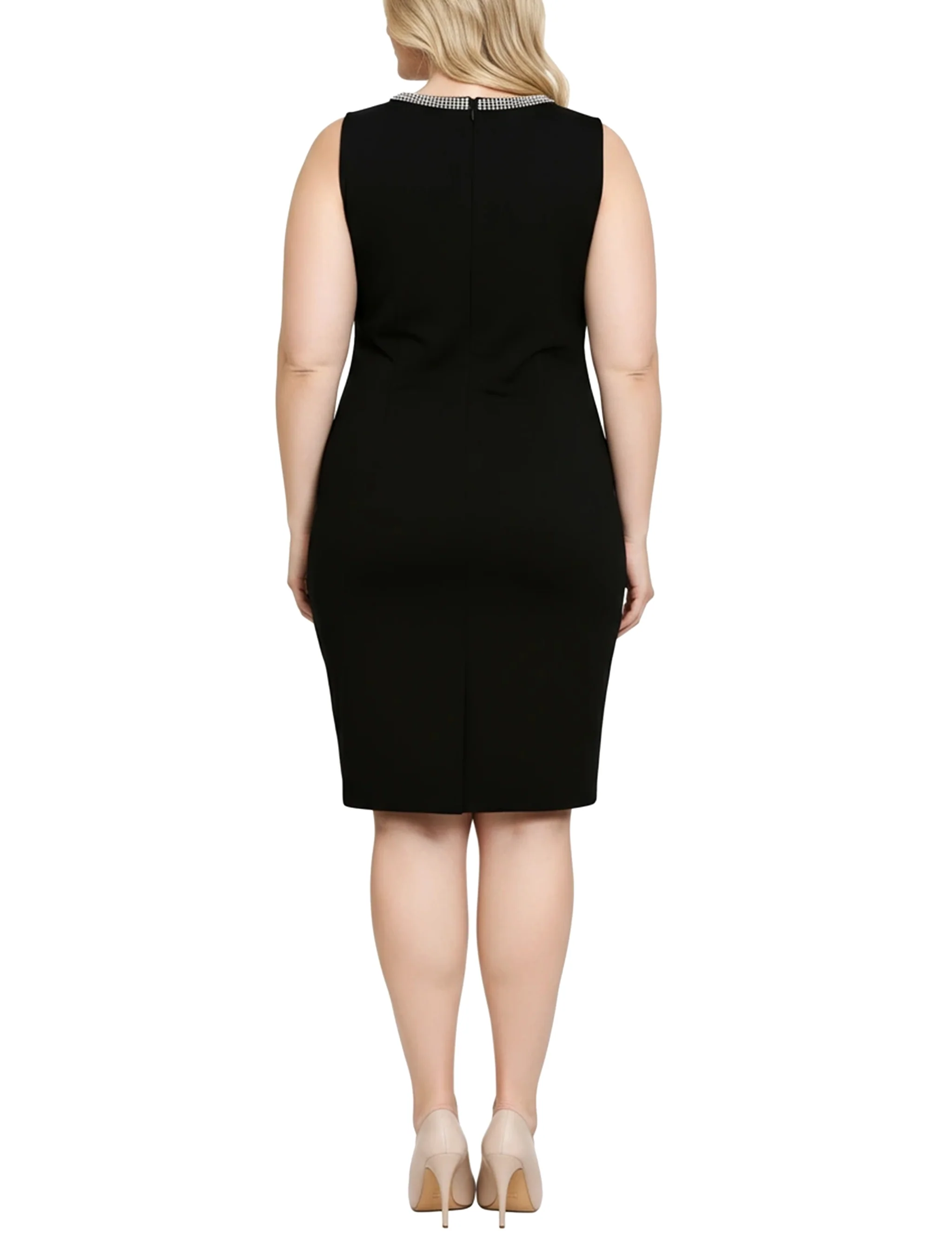 NY Collection Plus Size 2 Piece Jacket and Dress Set - Image 6