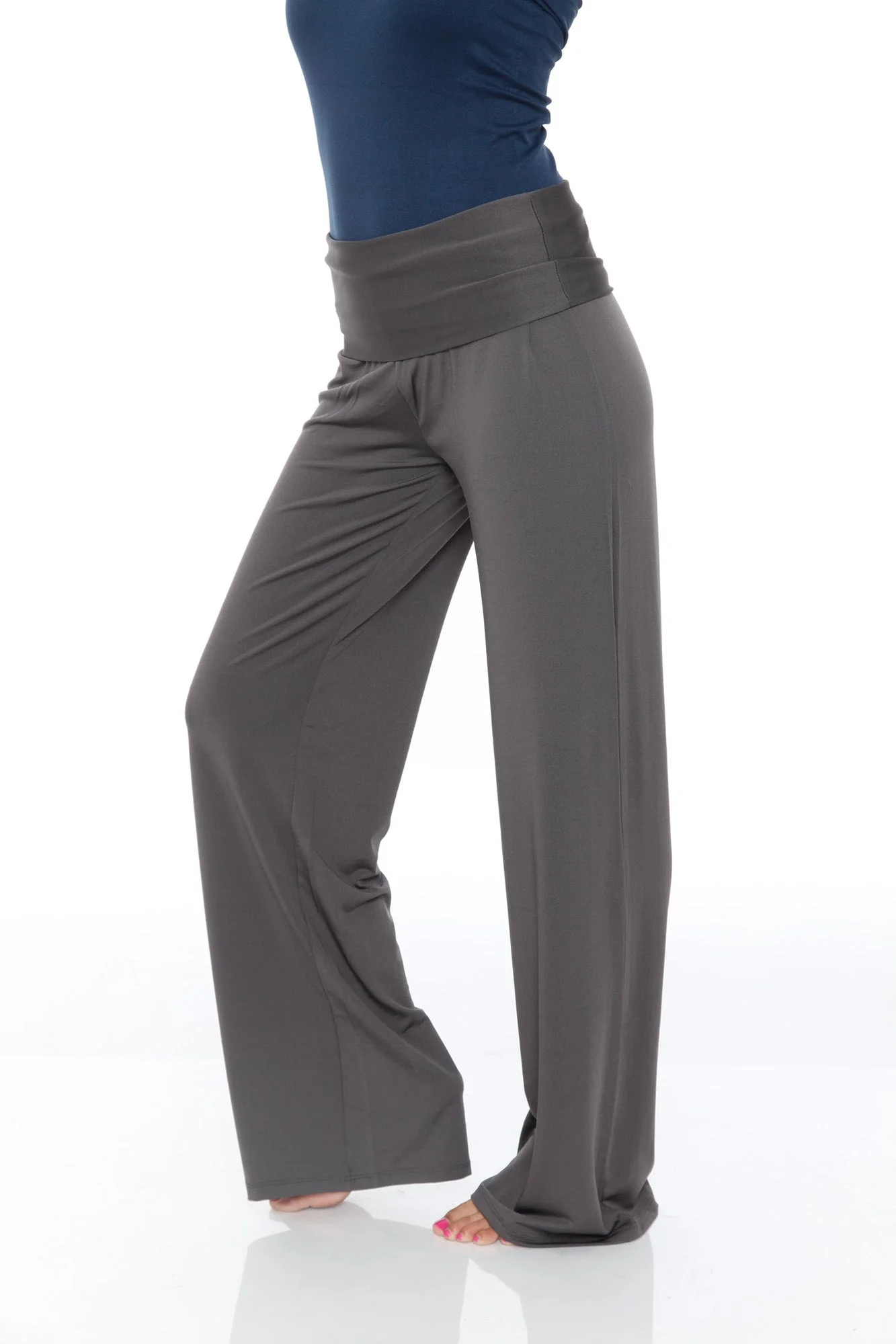 Palazzo Solid Print Pants - Image 10