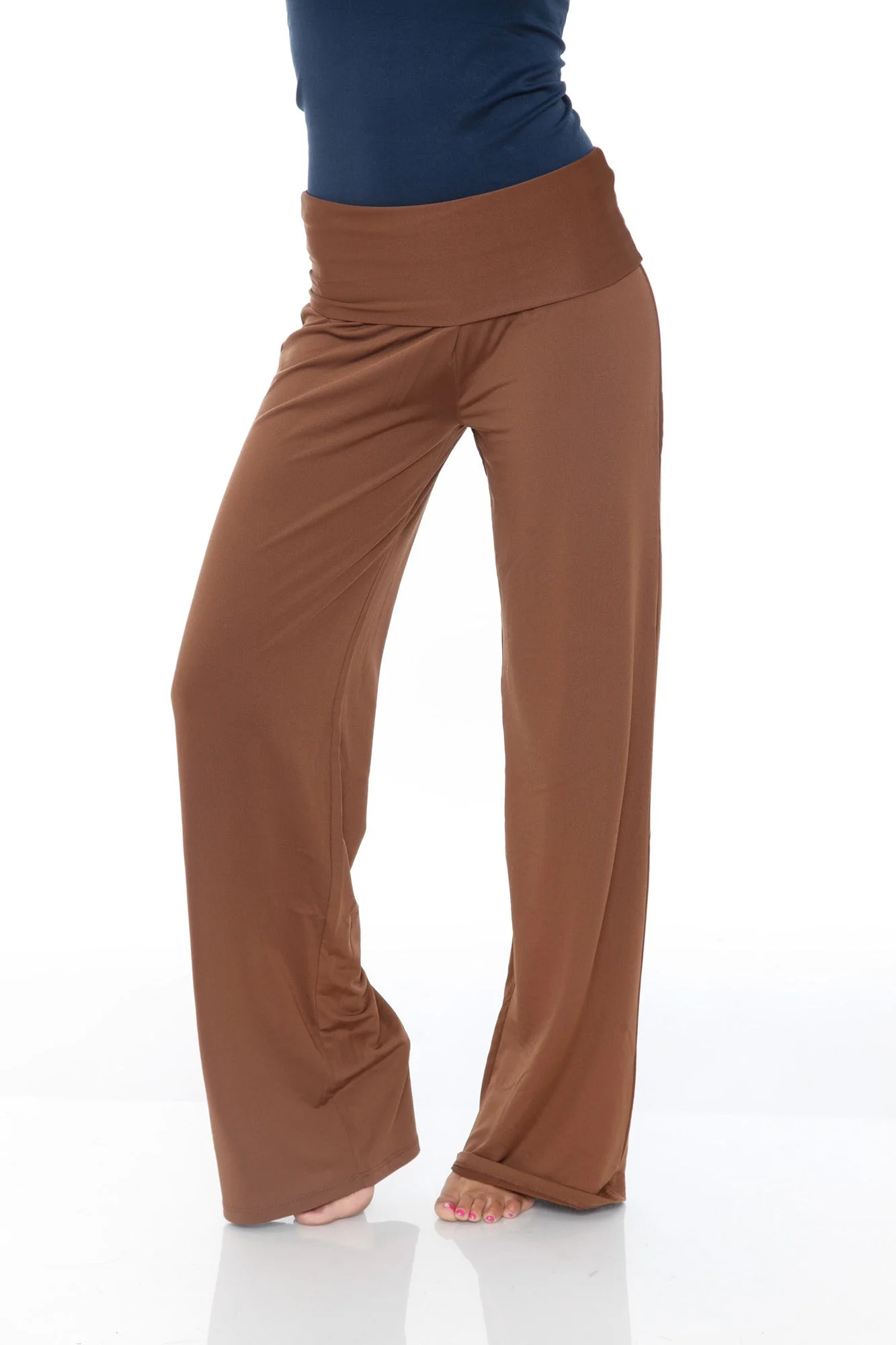 Palazzo Solid Print Pants - Image 5