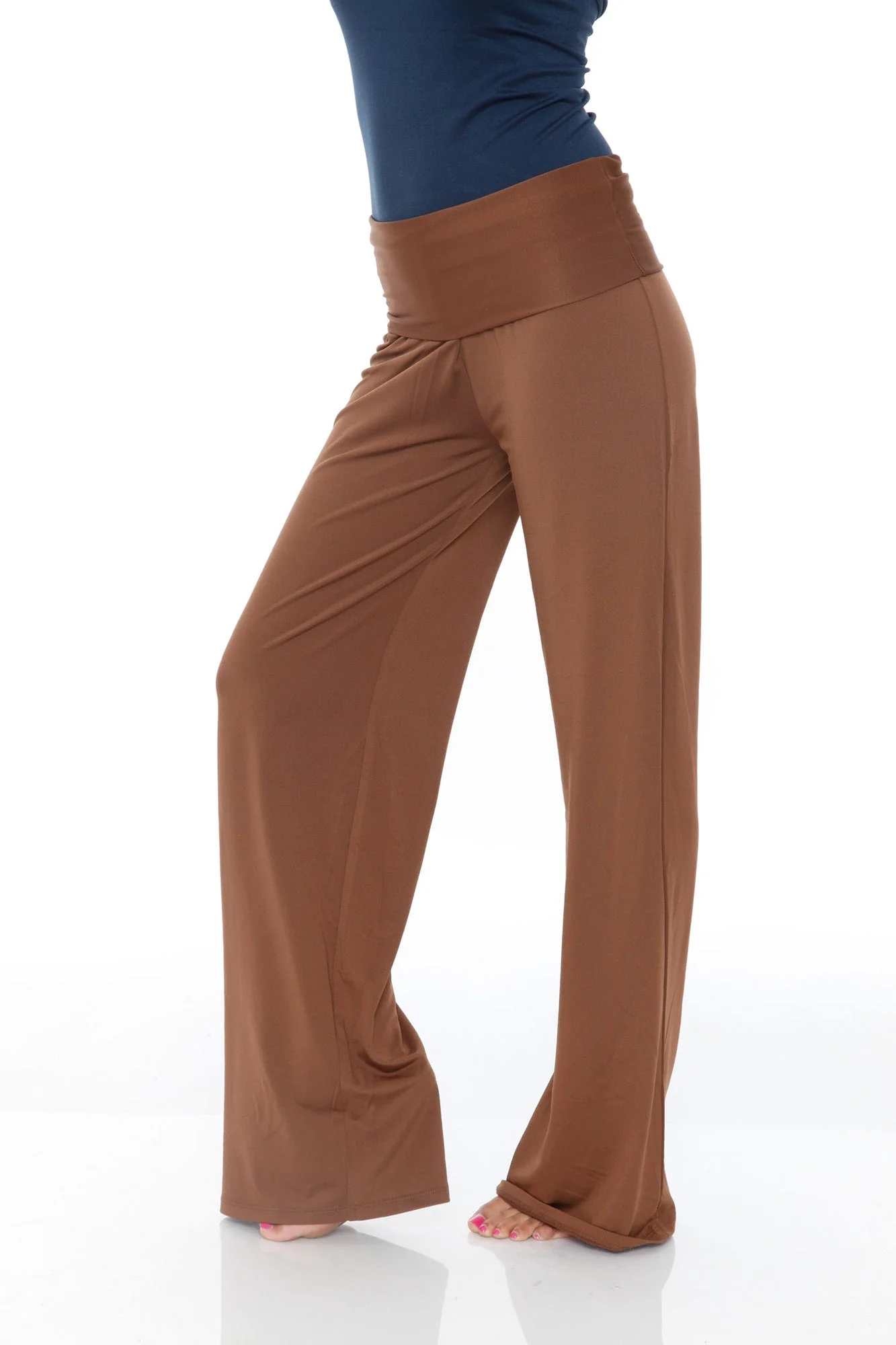 Palazzo Solid Print Pants - Image 6