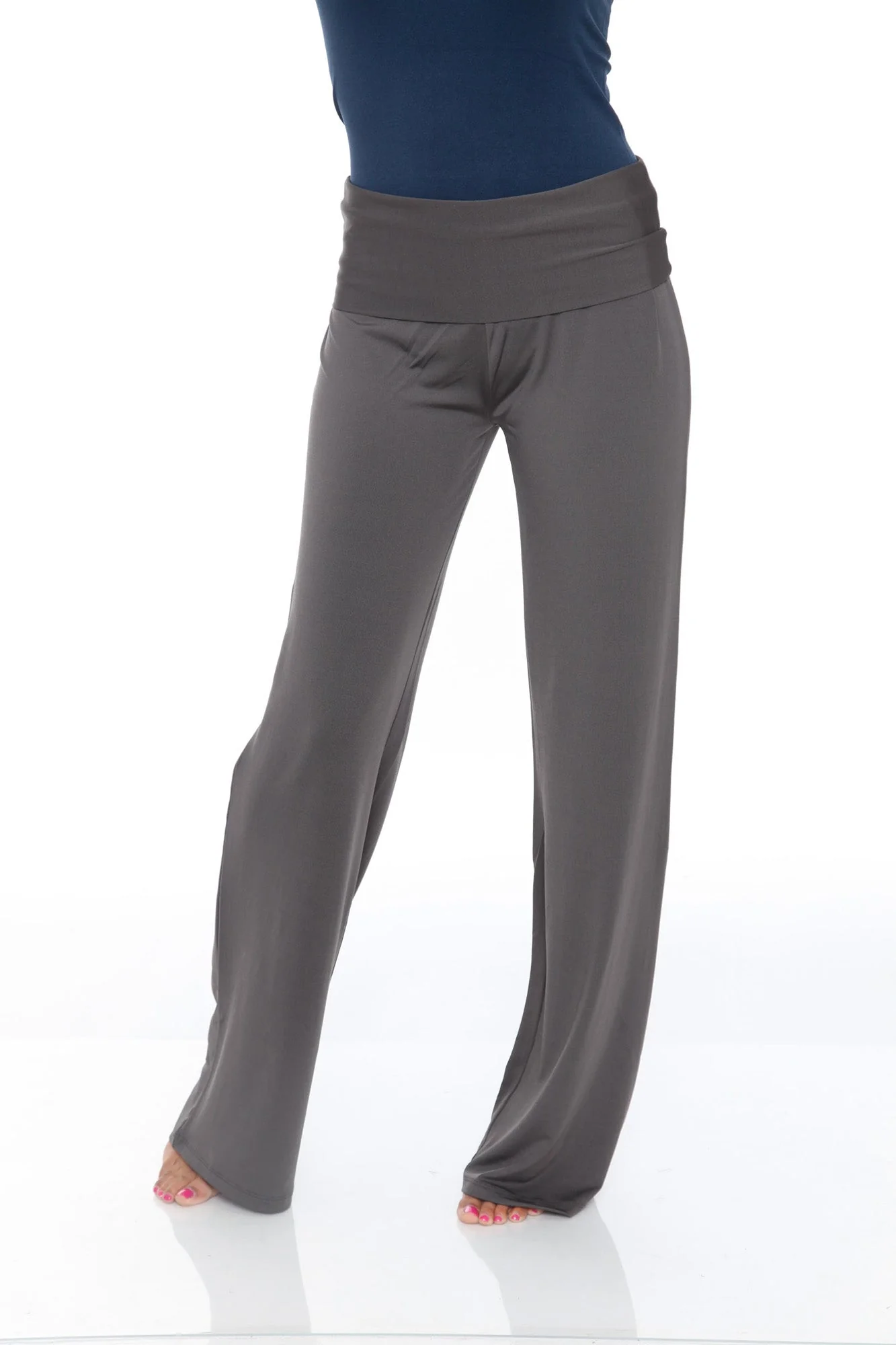 Palazzo Solid Print Pants - Image 9