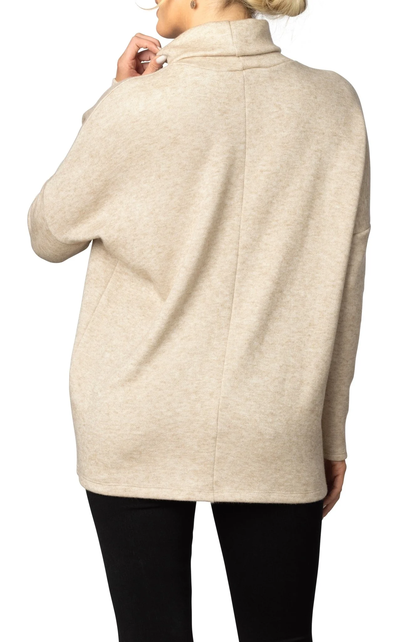 Paris Turtleneck Tunic Sweater - Image 4