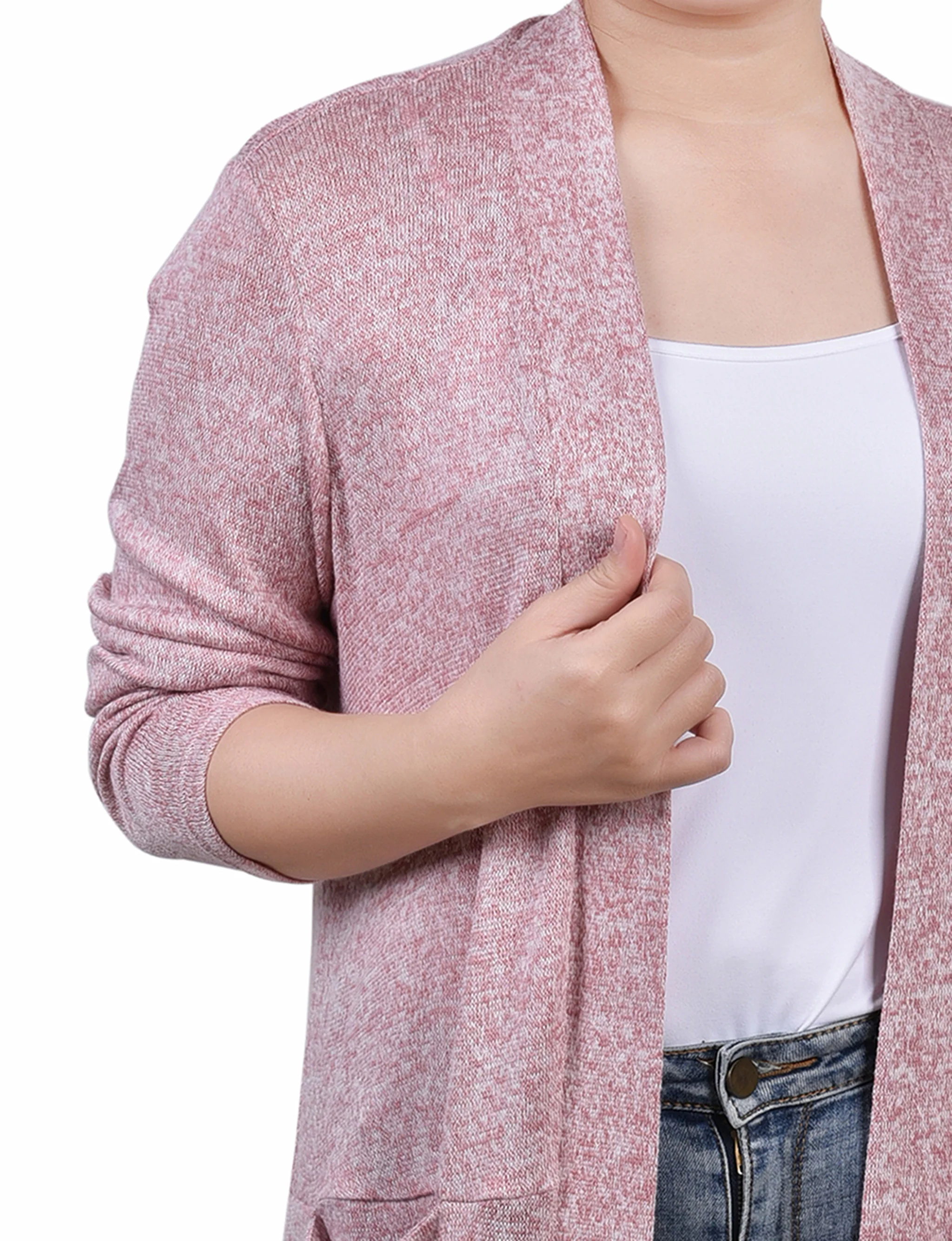 Peach Long Sleeve Cardigan - Image 2