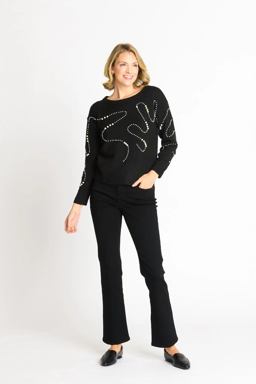 Pearl Swirl Crewneck Sweater - Image 7