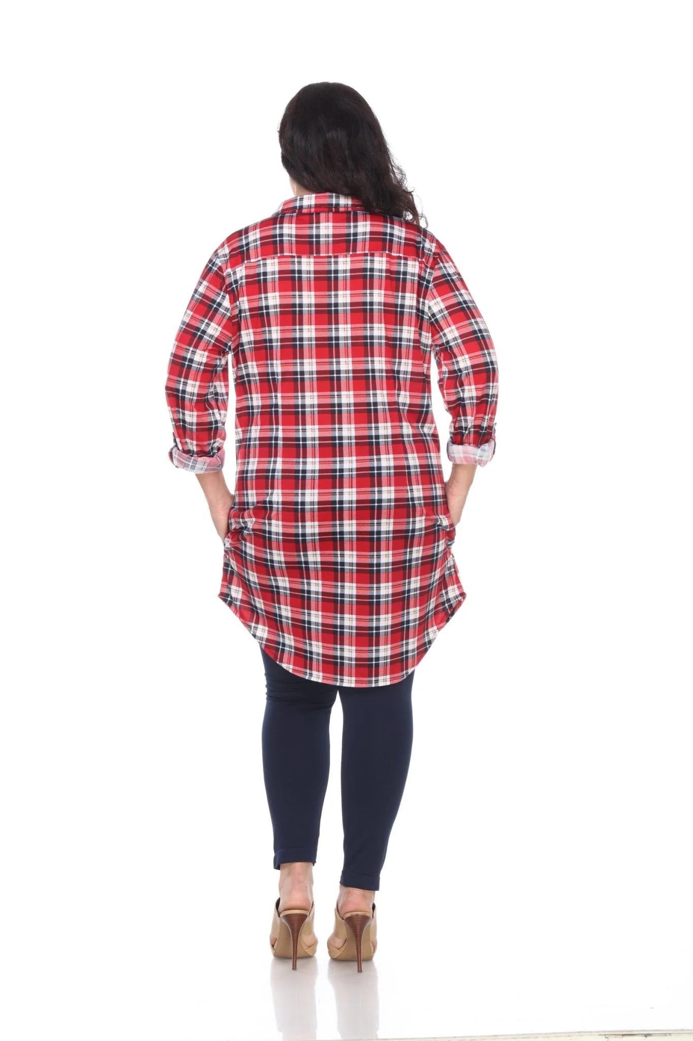 Piper Stretchy Plaid Tunic - Plus - Image 49
