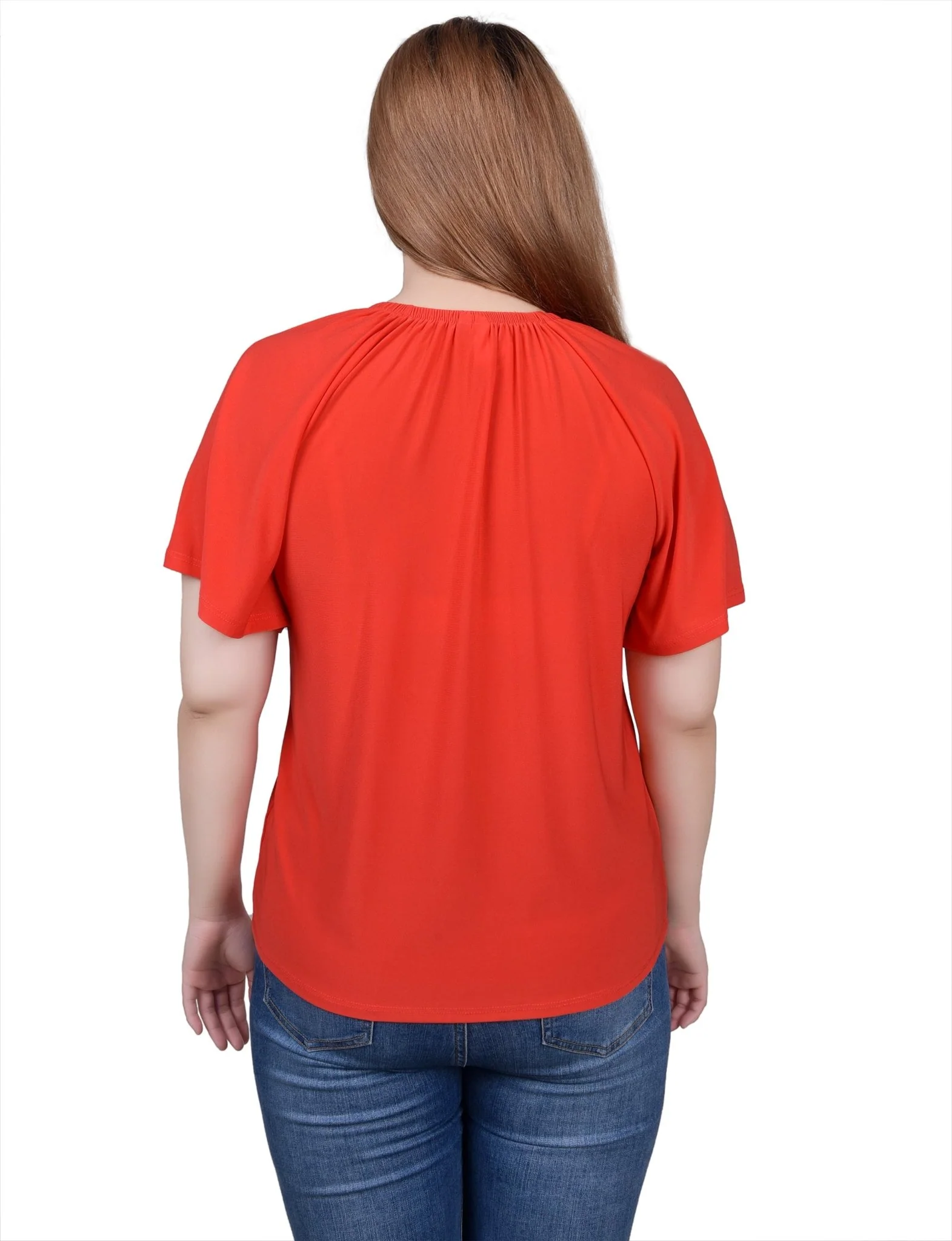 Raglan Sleeve Top With Chain Details - Image 4