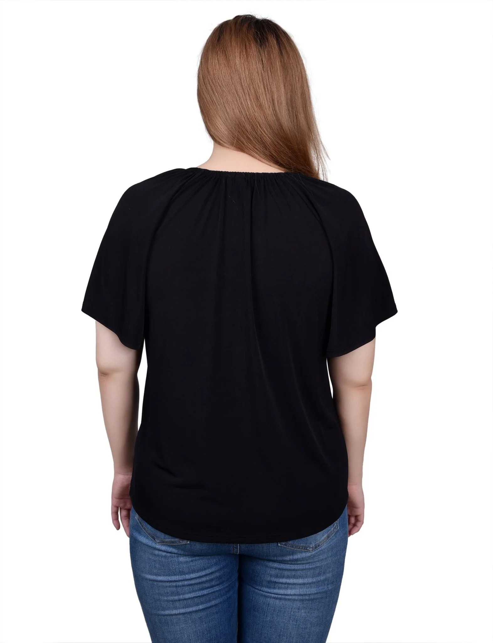 Raglan Sleeve Top With Chain Details - Petite - Image 8