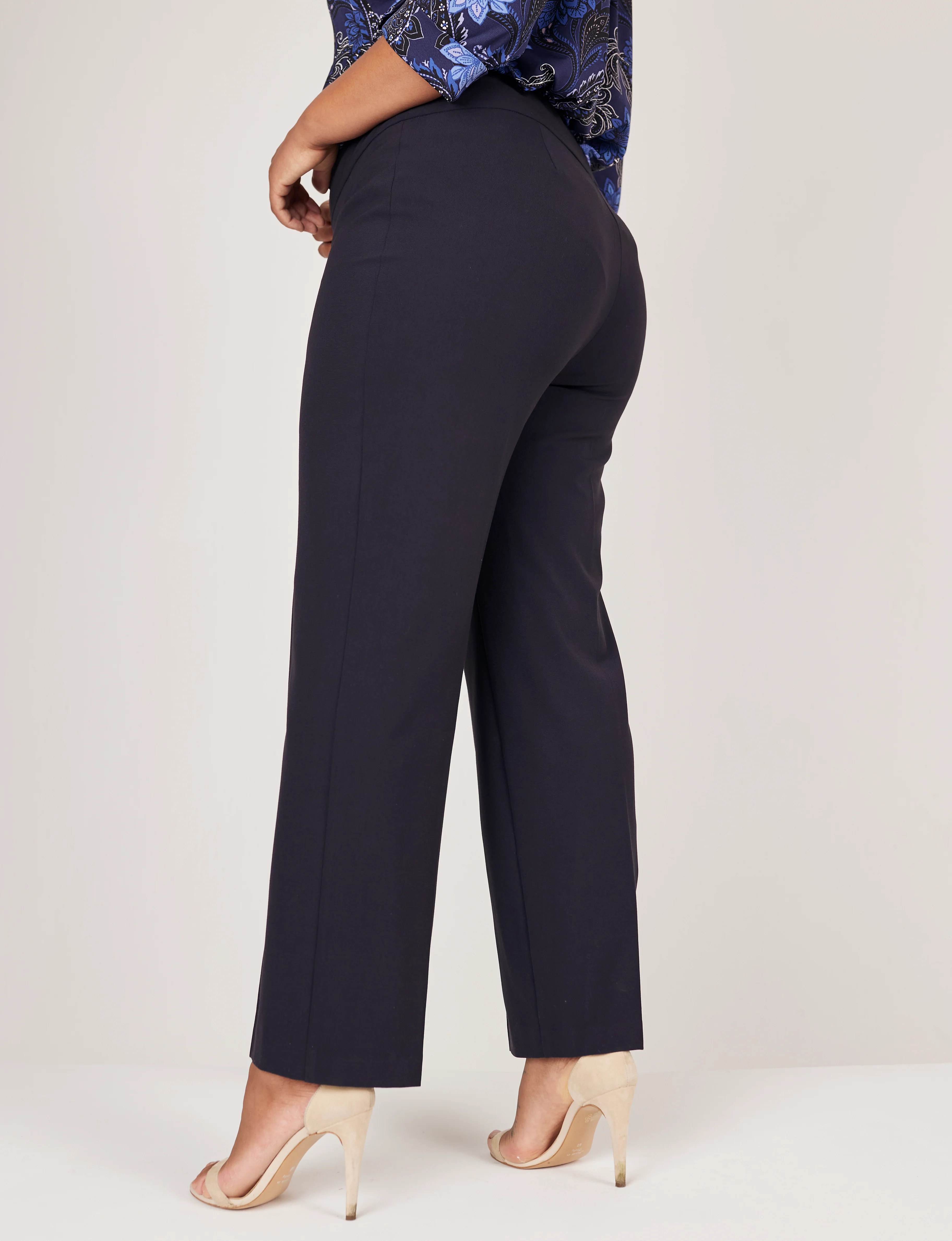 Roz & Ali™ Secret Agent Tummy Control Classic Pants - Plus - Short Length - Image 6