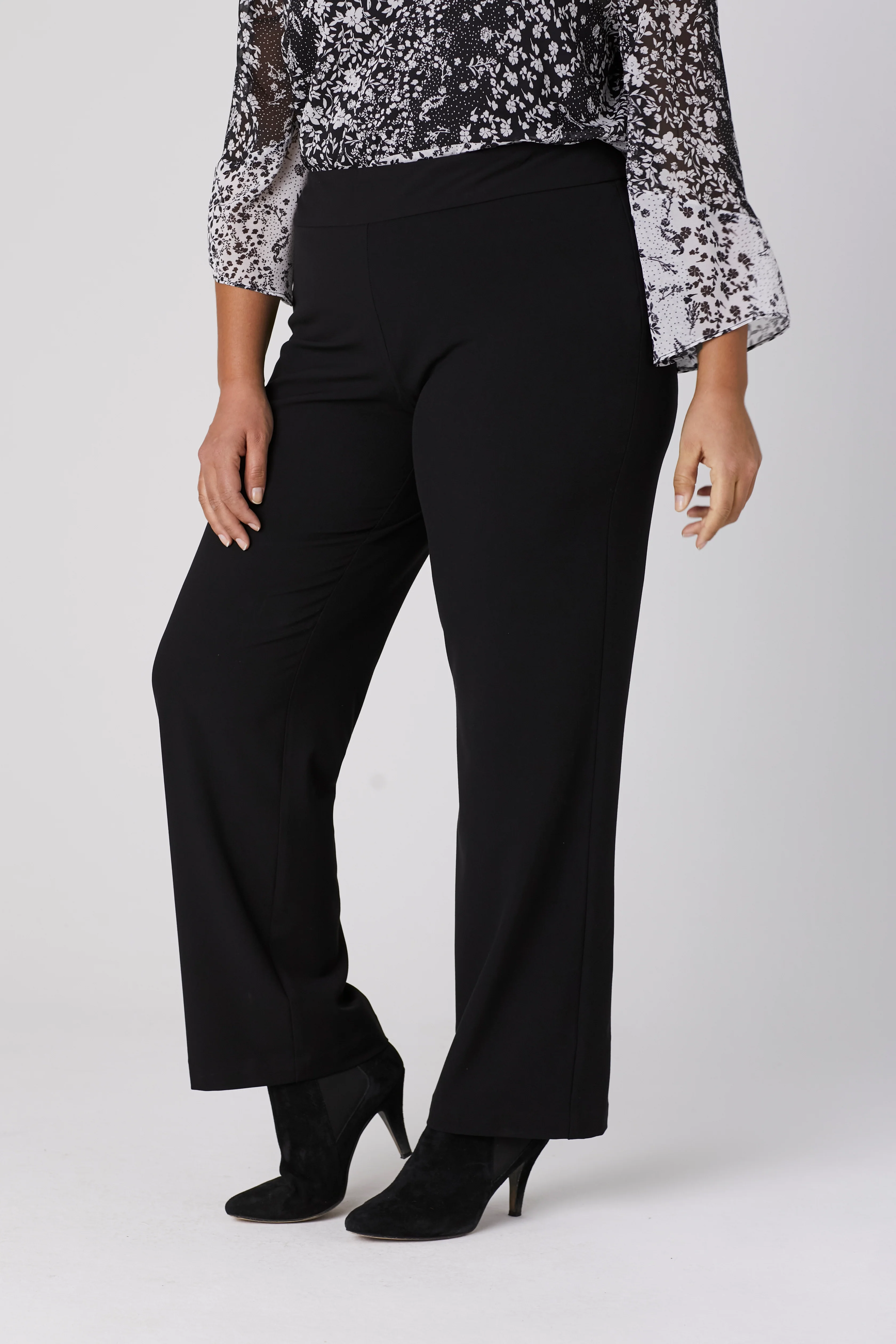 Roz & Ali™ Secret Agent Tummy Control Classic Pants - Plus - Short Length - Image 7
