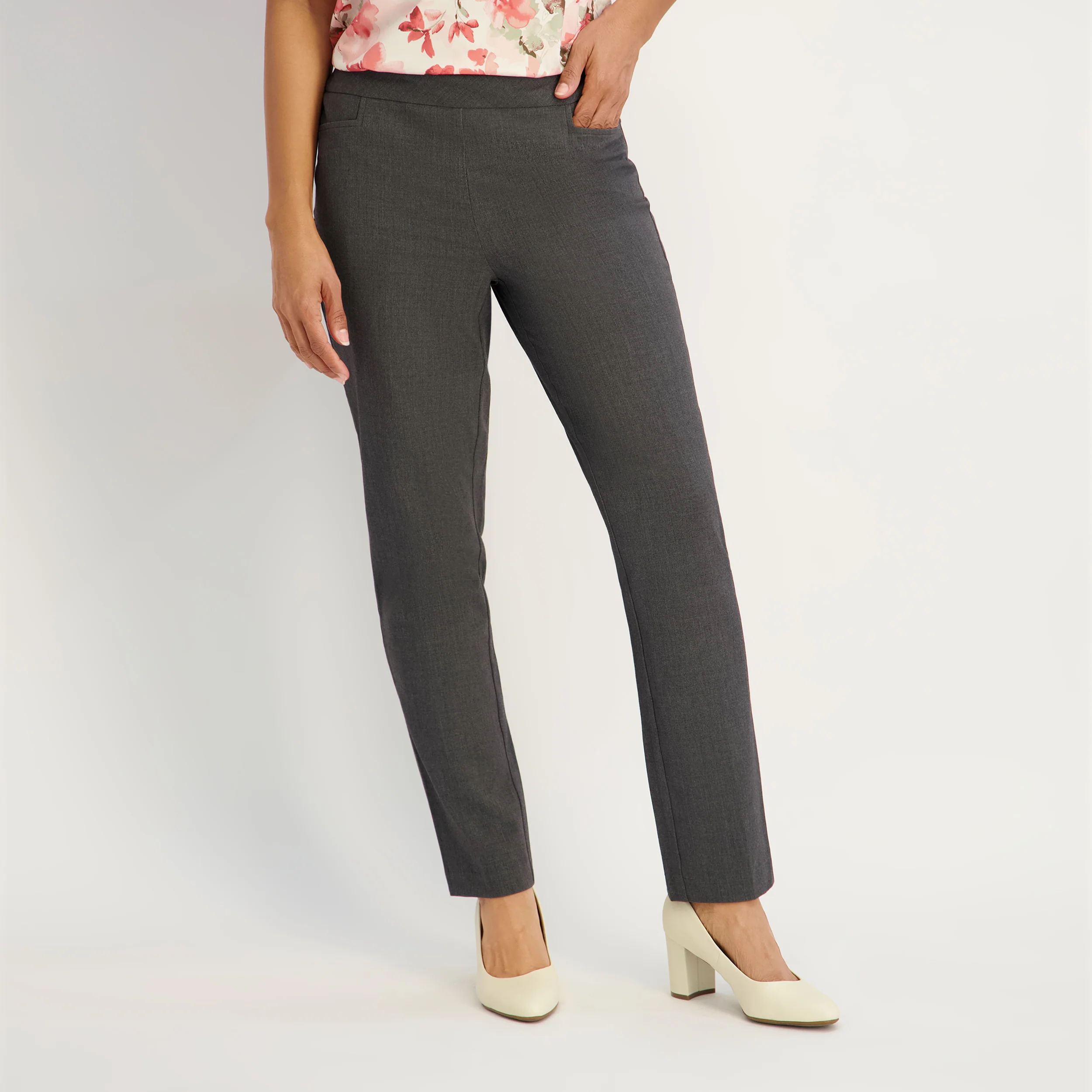 Roz & Ali™ Secret Agent Tummy Control Taper Pants - Image 2