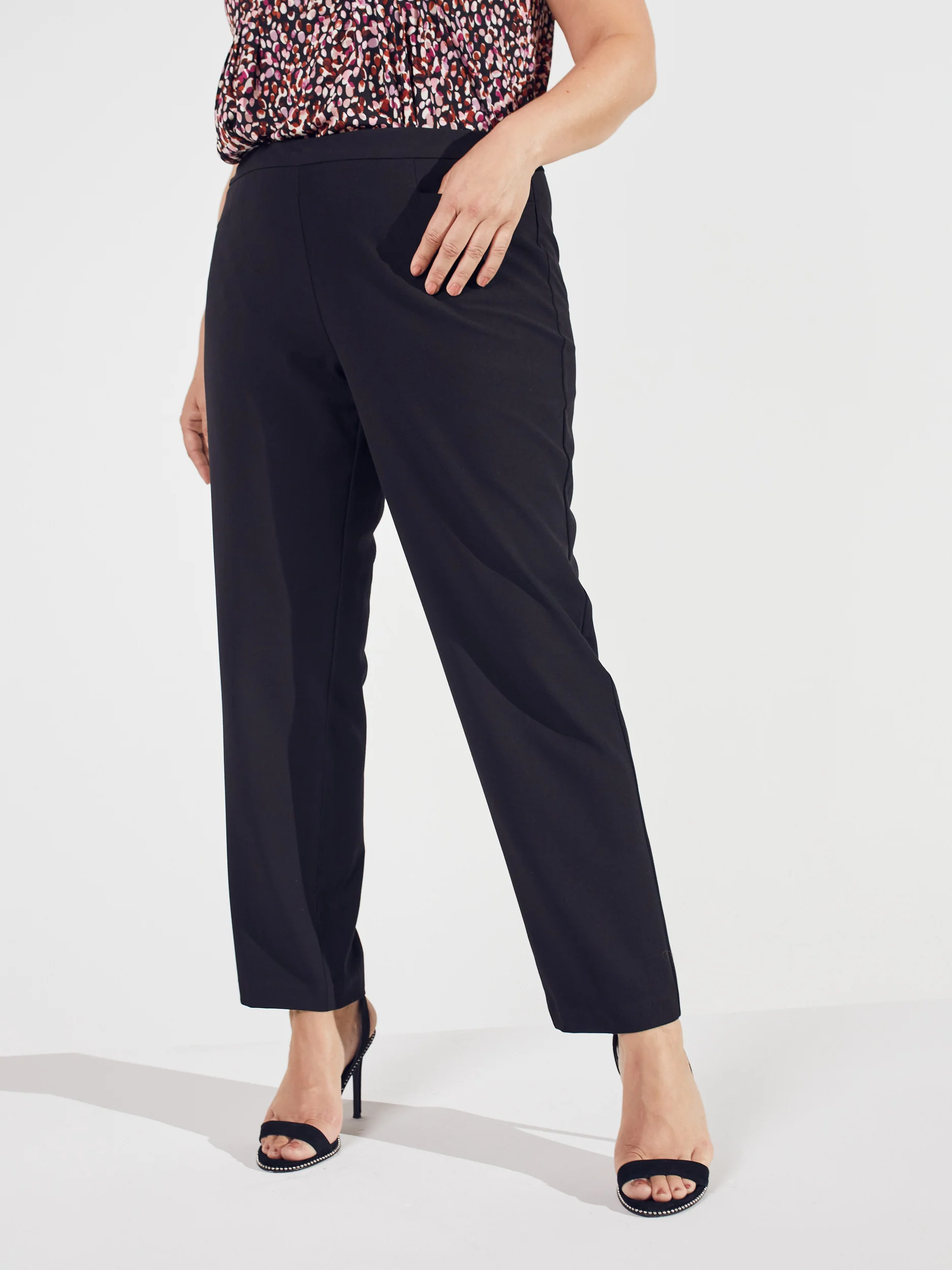Roz & Ali™ Secret Agent Tummy Control Taper Pants - Plus - Image 10