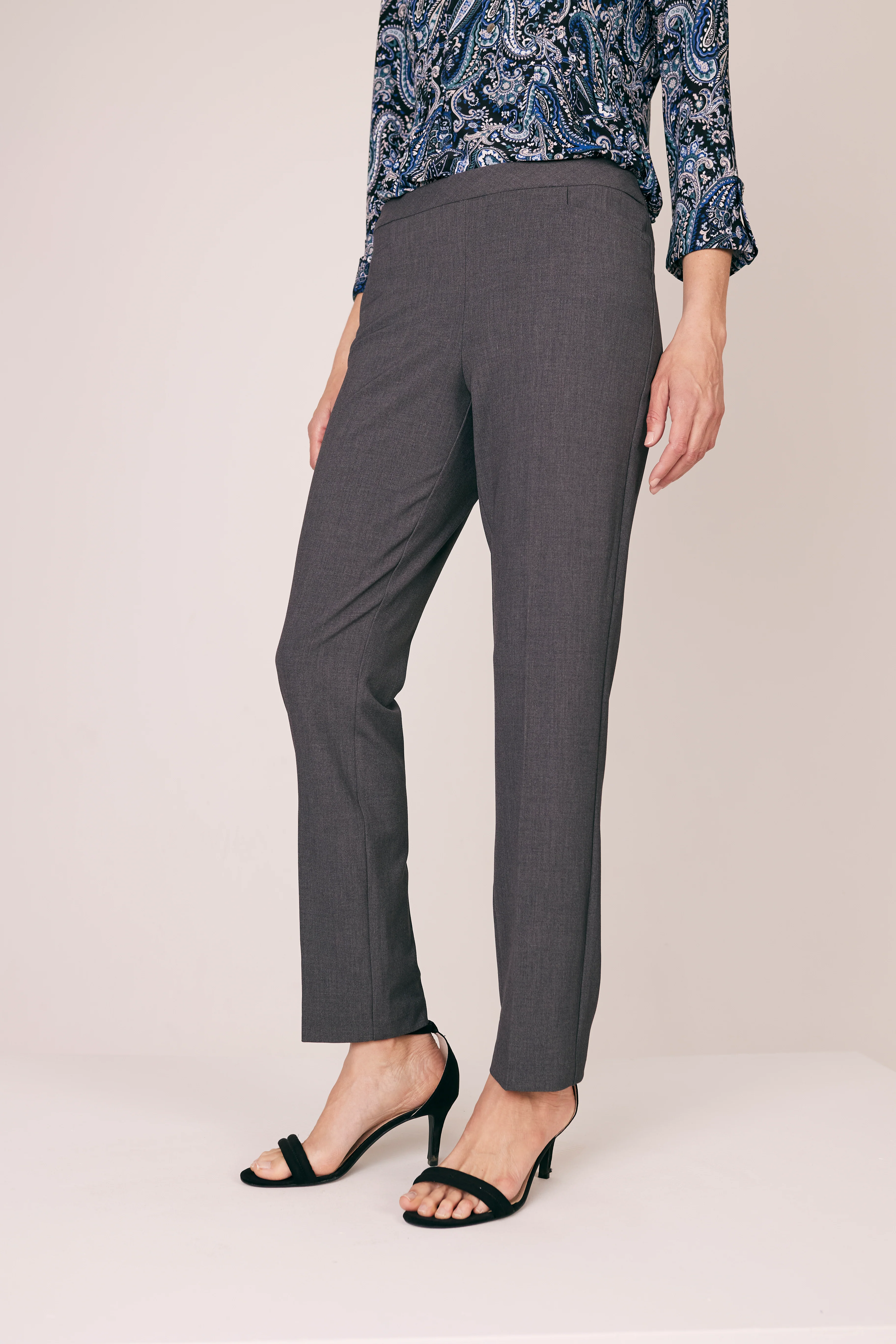 Roz & Ali™ Secret Agent Tummy Control Taper Pants - Short Length - Image 15