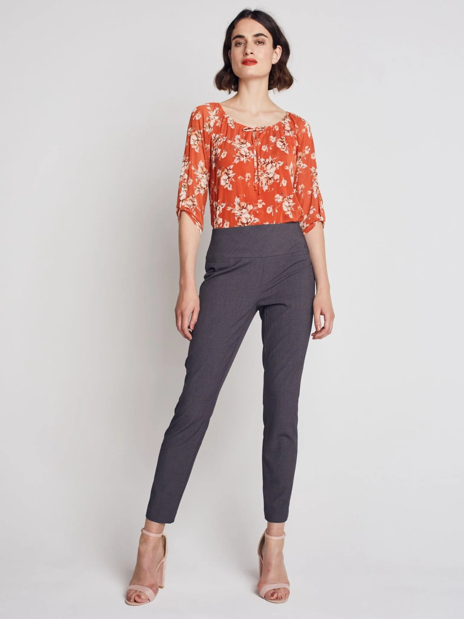 Roz & Ali™ Secret Agent Pants Tummy Control  Slim Leg Pants - Image 15