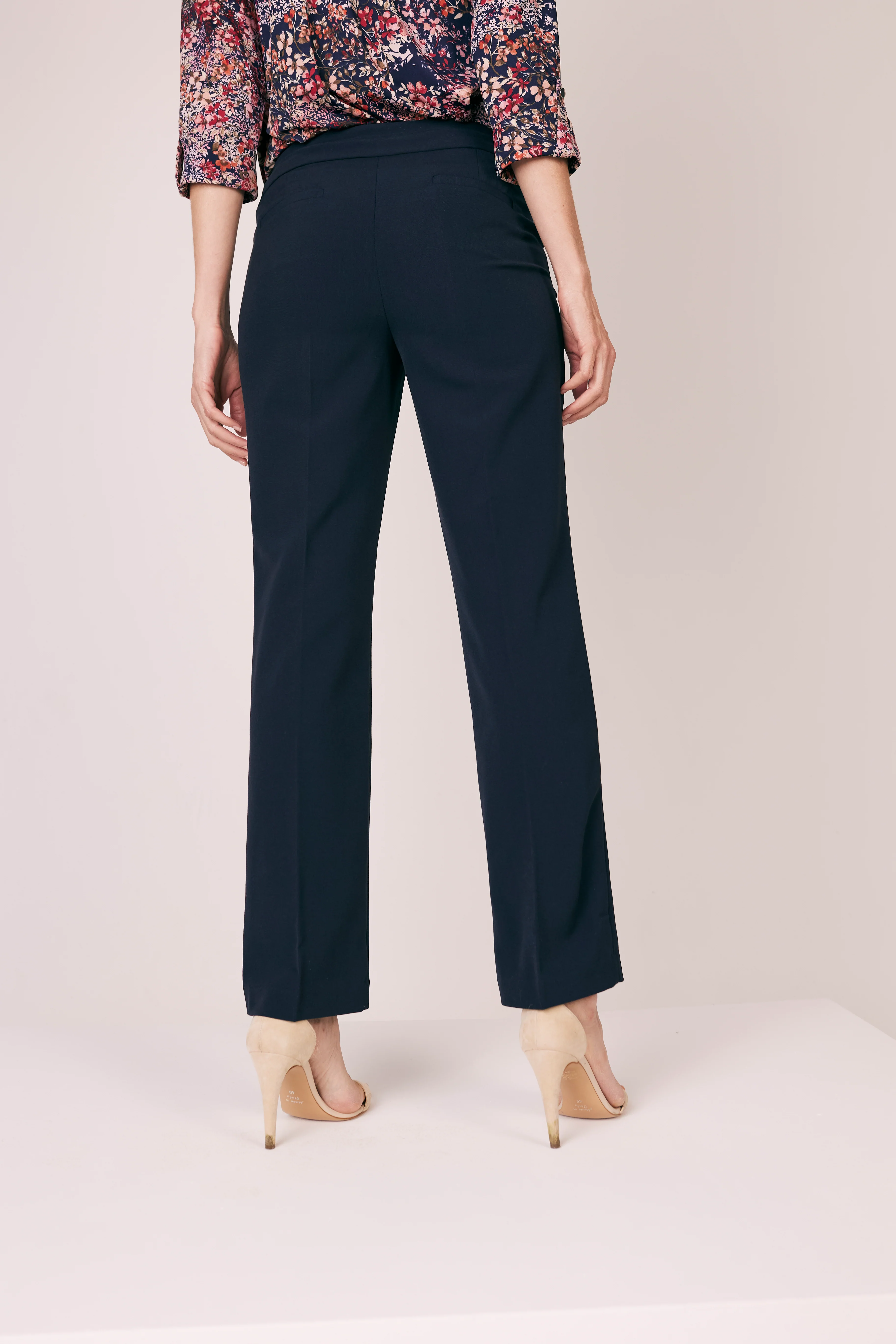 Roz & Ali™ Secret Agent Pull On Tummy Control Pants Straight Leg - Plus - Short Length - Image 18