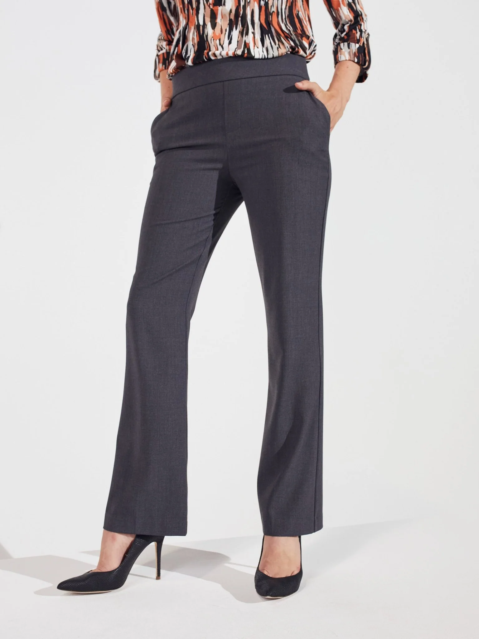 Roz & Ali™ Secret Agent Slight Tummy Control Bootcut Pants - Image 9