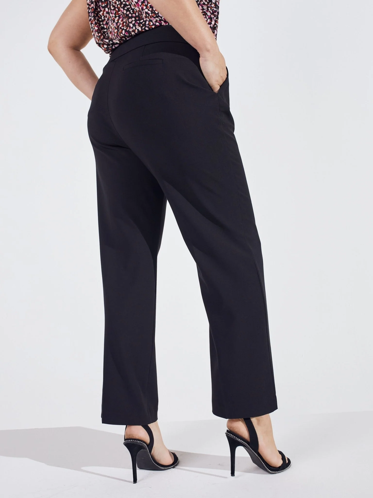 Roz & Ali™ Secret Agent Slight Tummy Control Bootcut Pants - Plus - Image 14