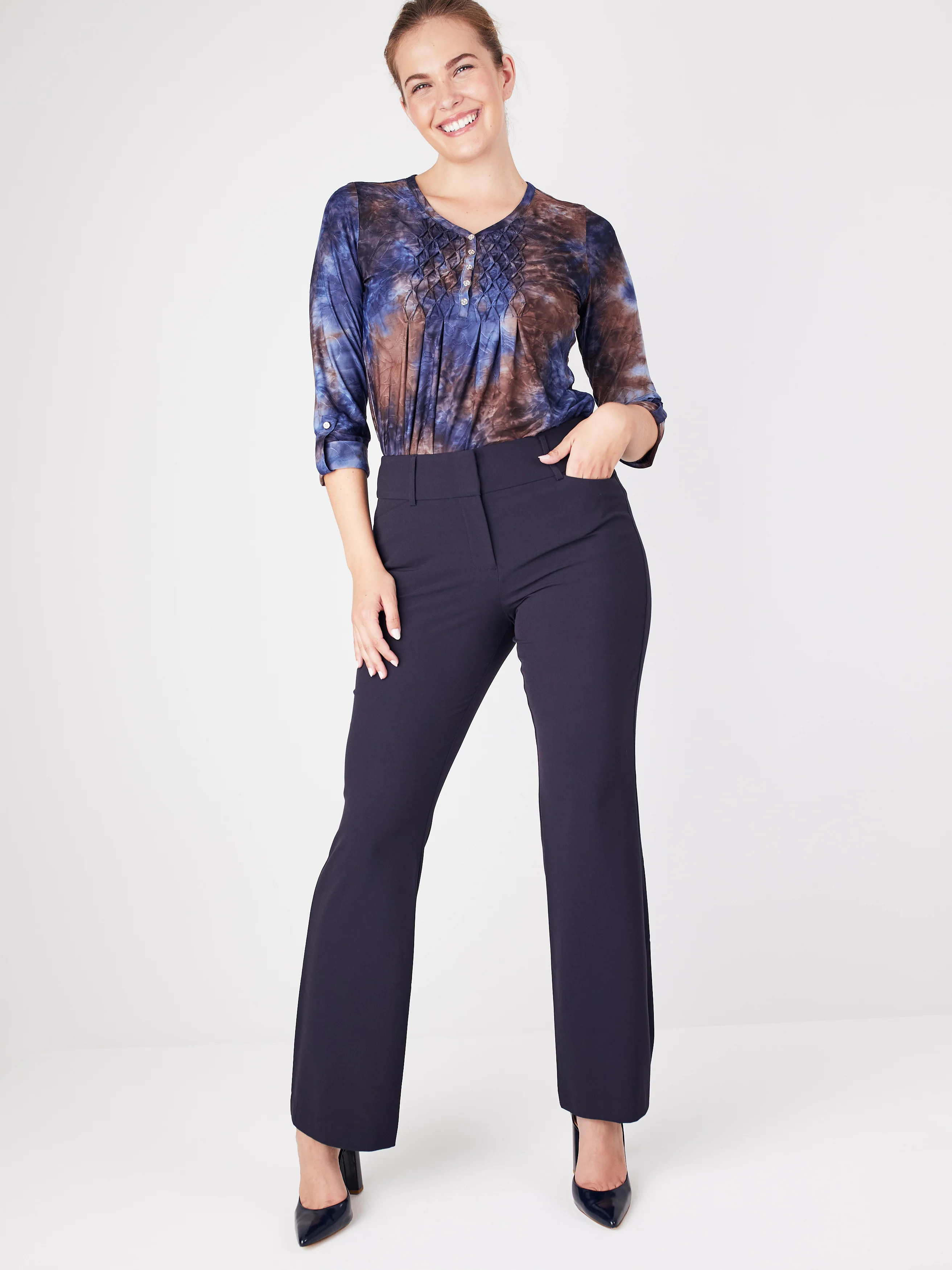 Roz & Ali™ Secret Agent Tummy Control Trouser Leg - Plus - Image 10